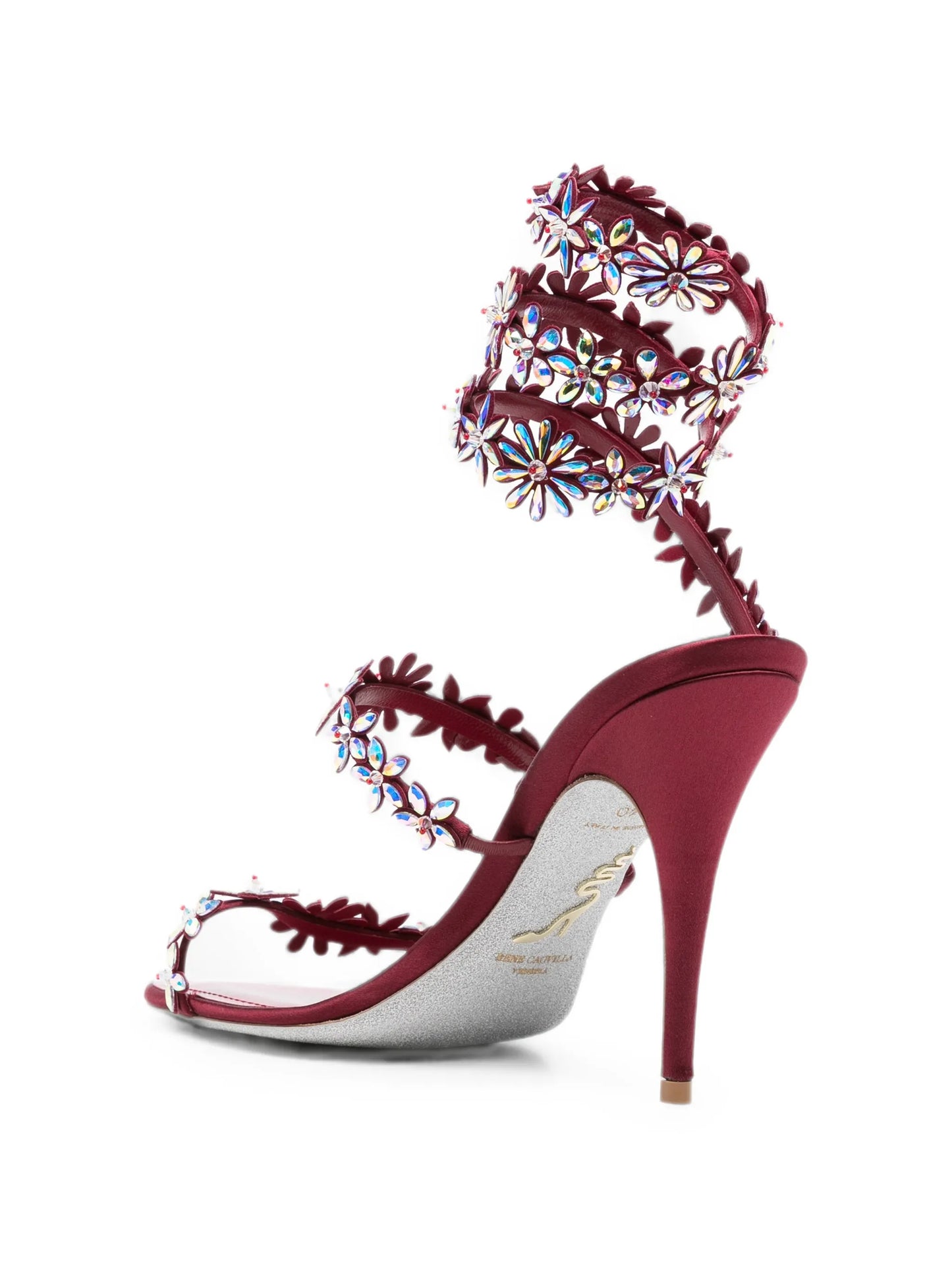 Eva crystal-embellished heeled sandals