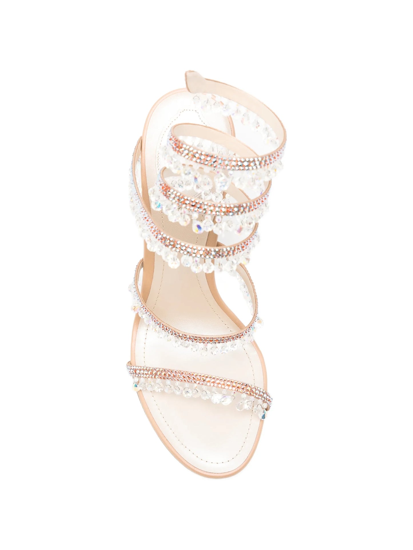 Chandelier crystal-embellished sandals