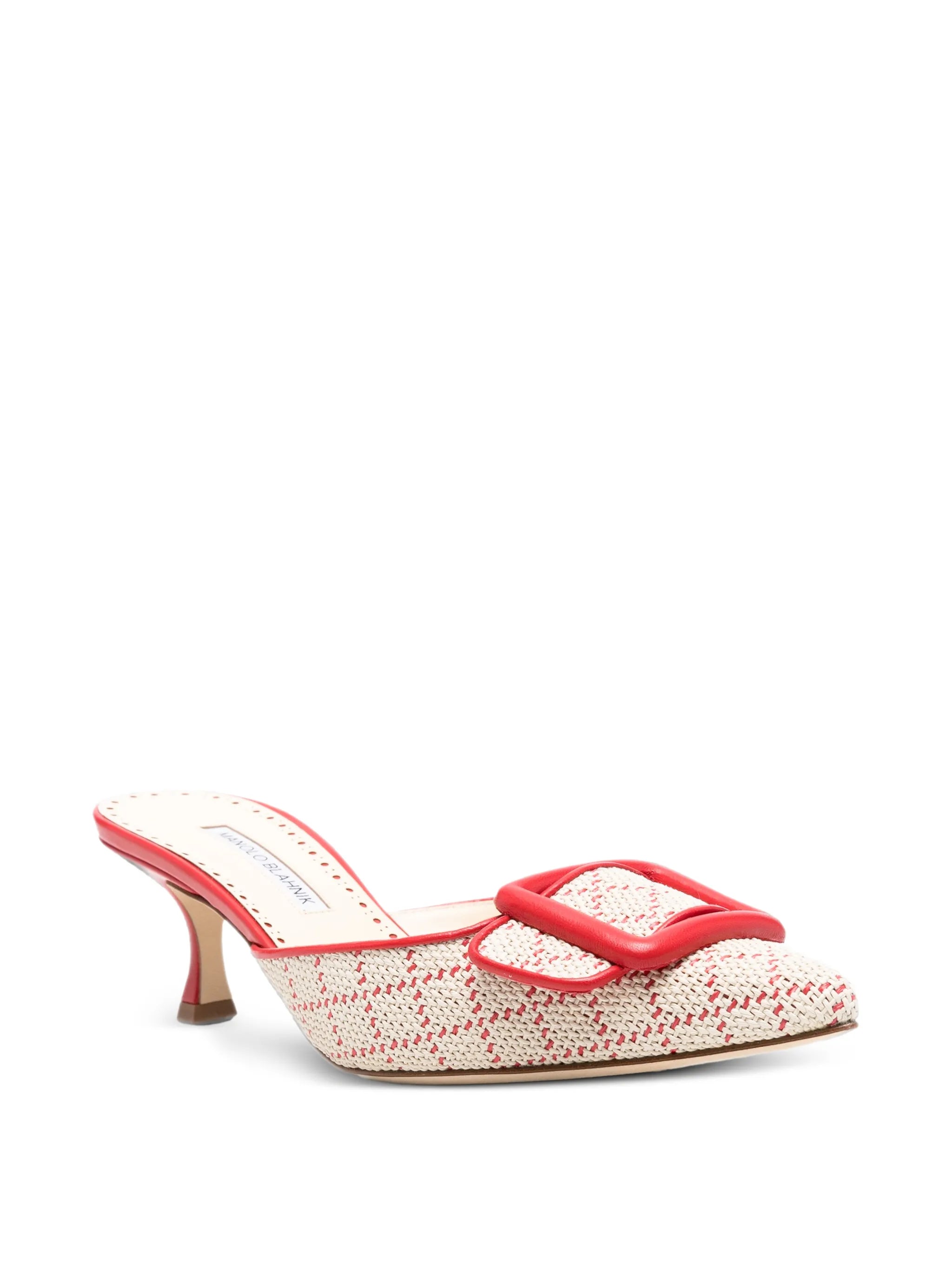Maysalebi buckle-embellishment mules