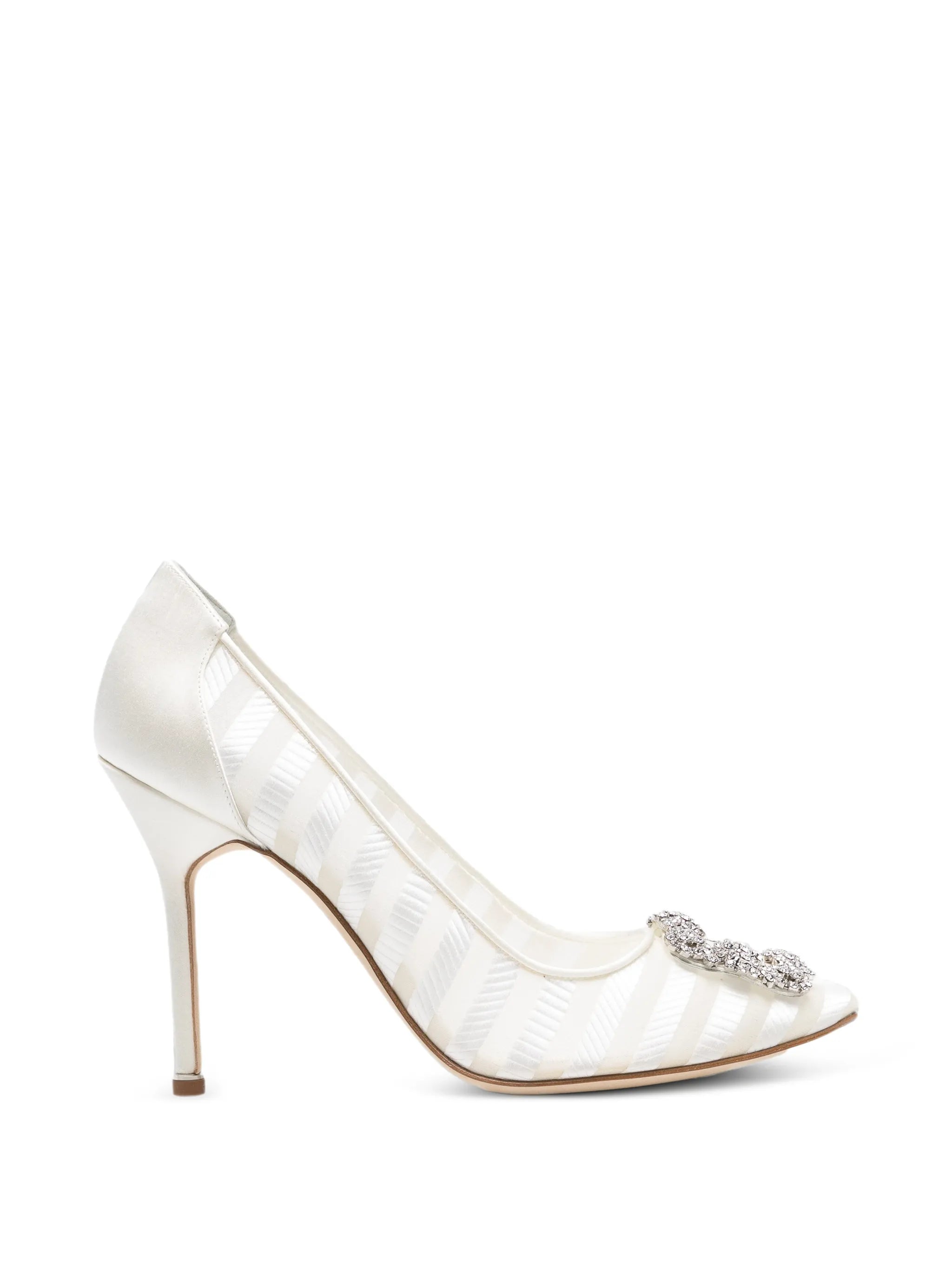 Hangisi crystal-embelishment pumps