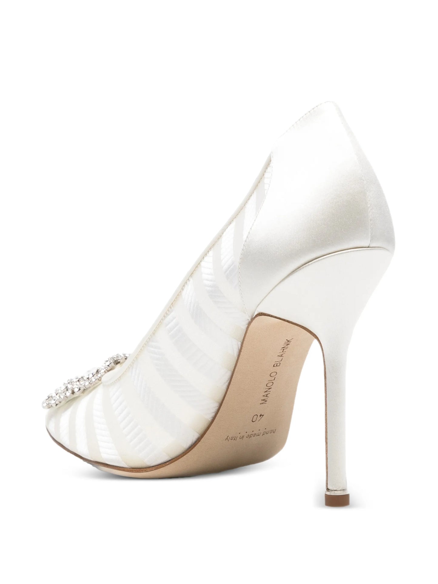 Hangisi crystal-embelishment pumps