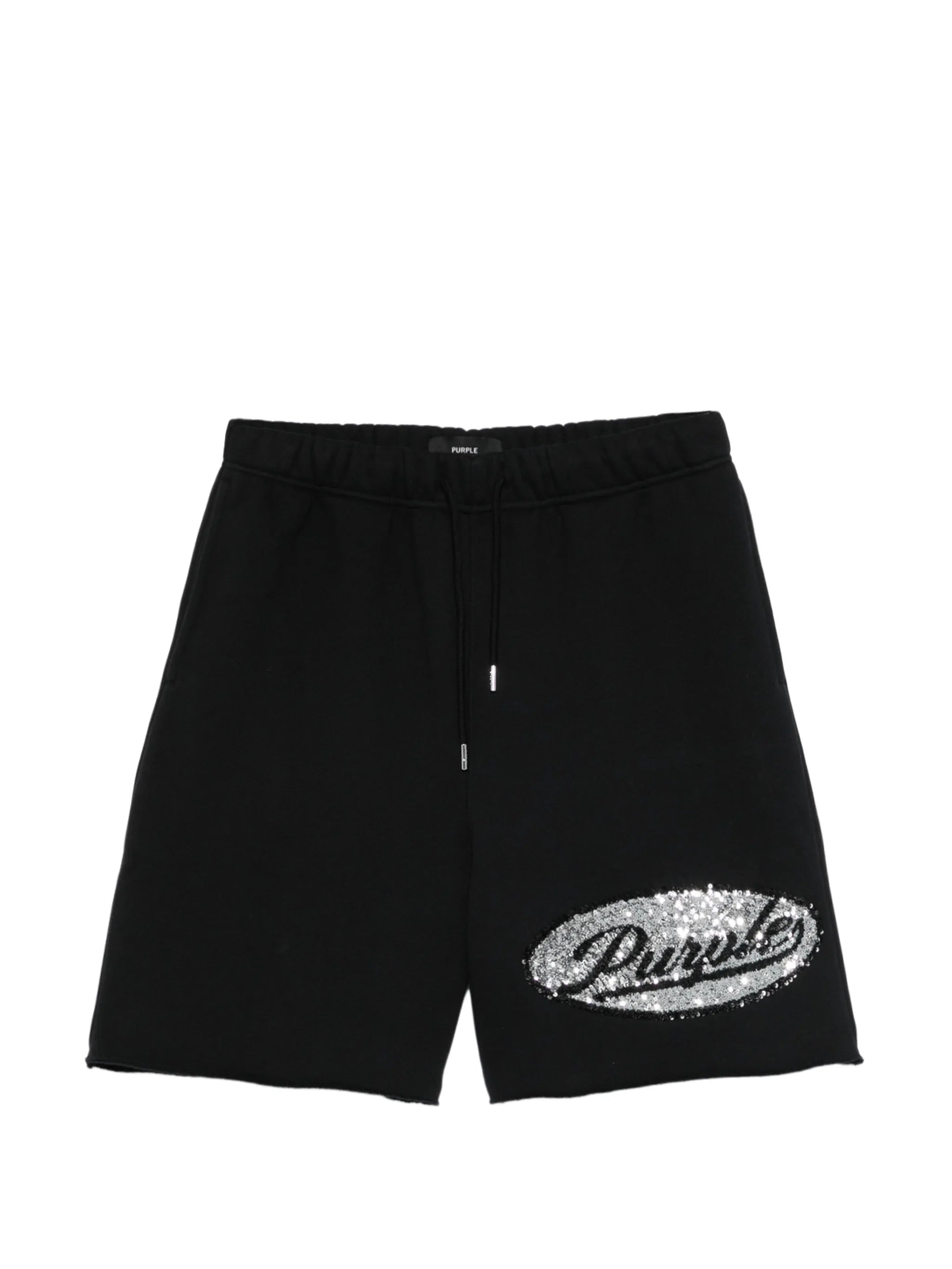 Sequin script shorts