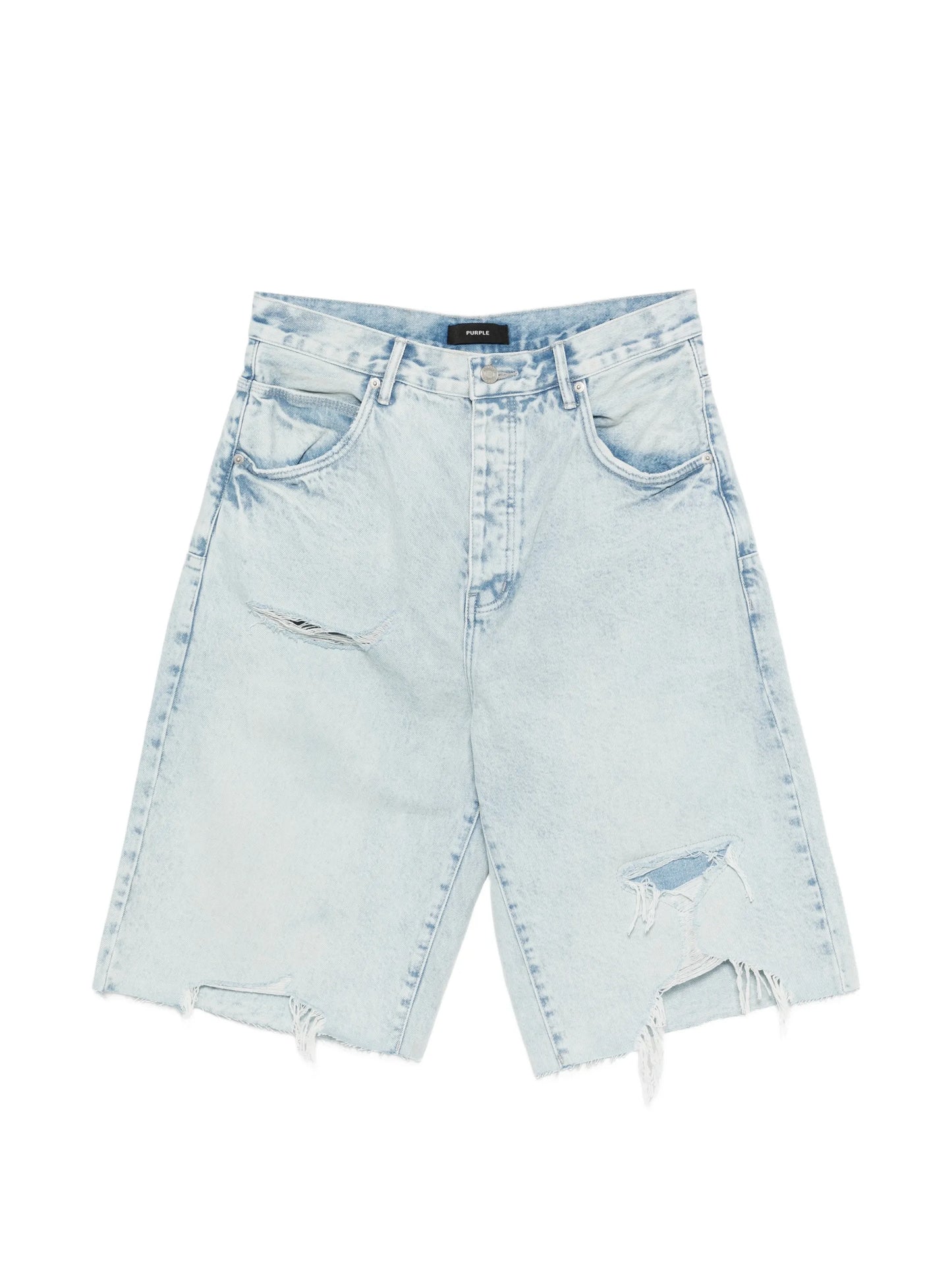 Blowout wide-leg shorts