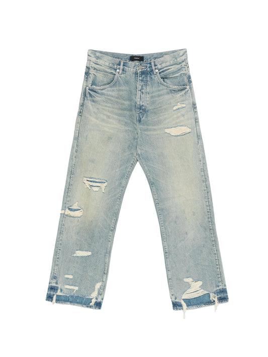 P018 destroyed baggy jeans