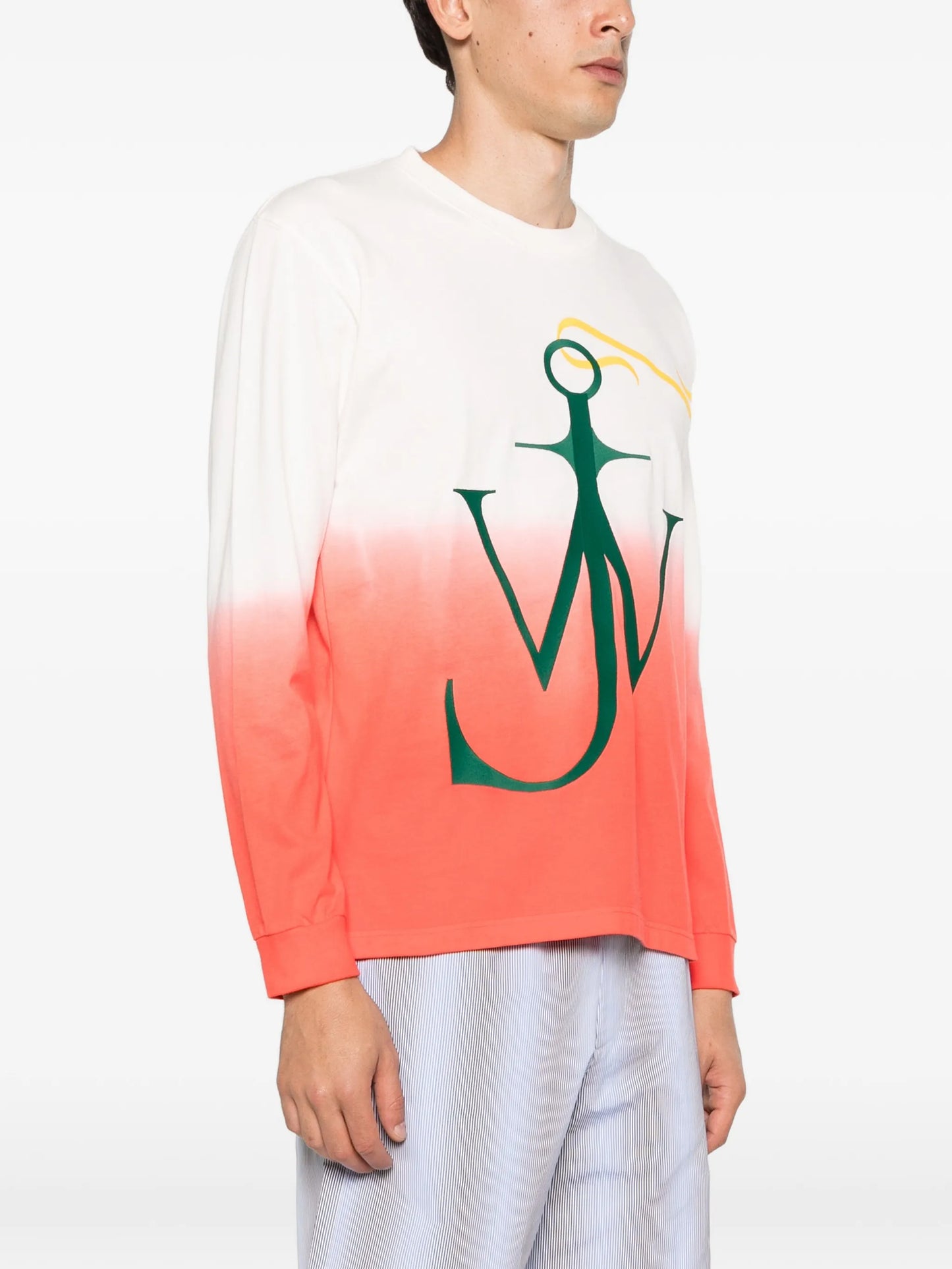 Dip Dye Anchor long-sleeve T-shirt