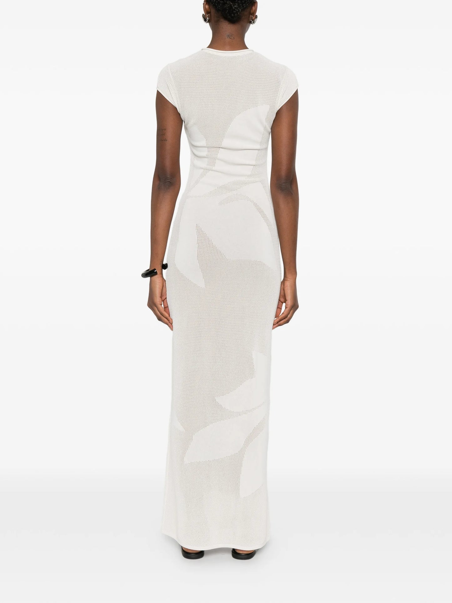 Solange leaf maxi dress