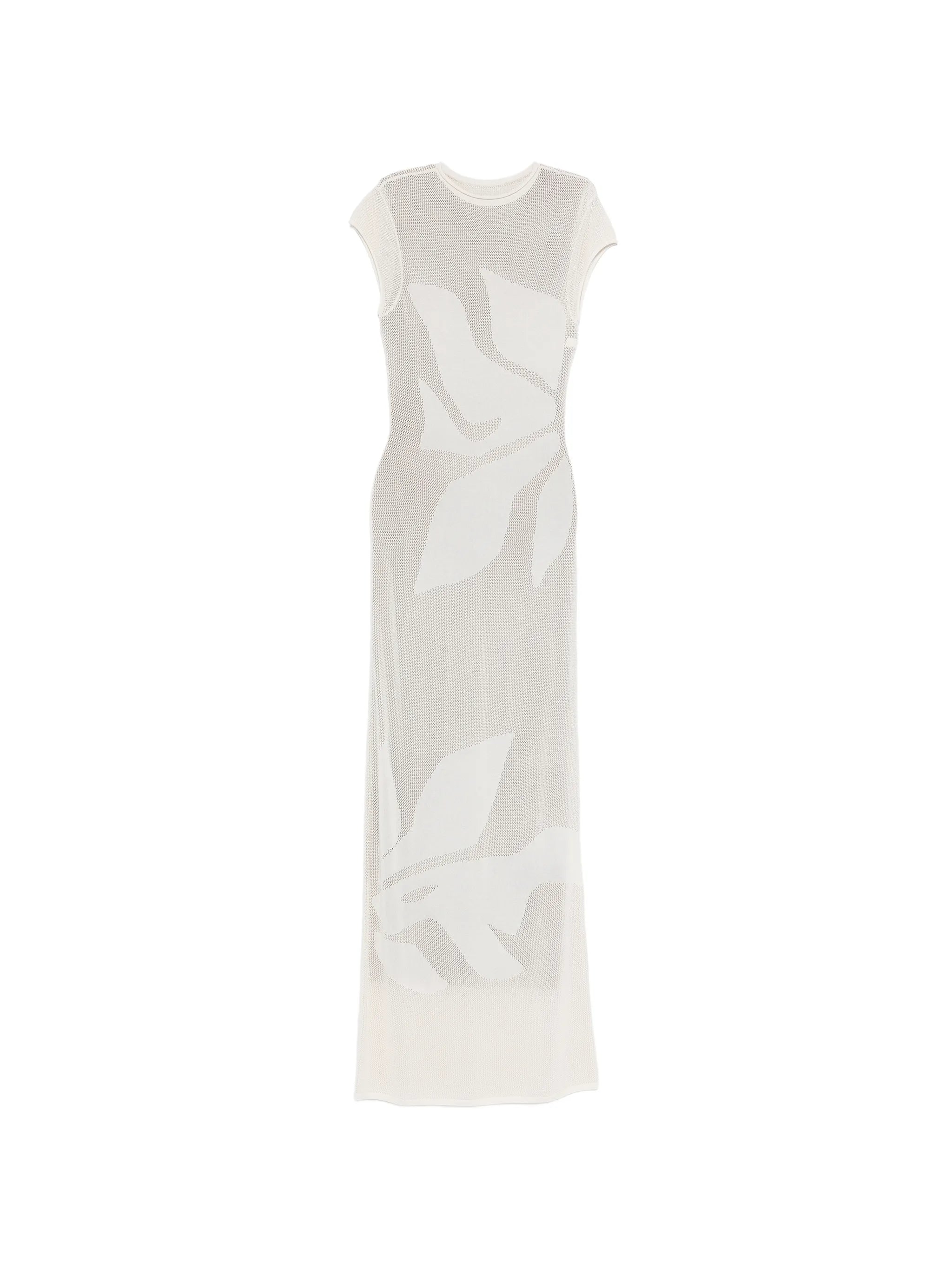 Solange leaf maxi dress