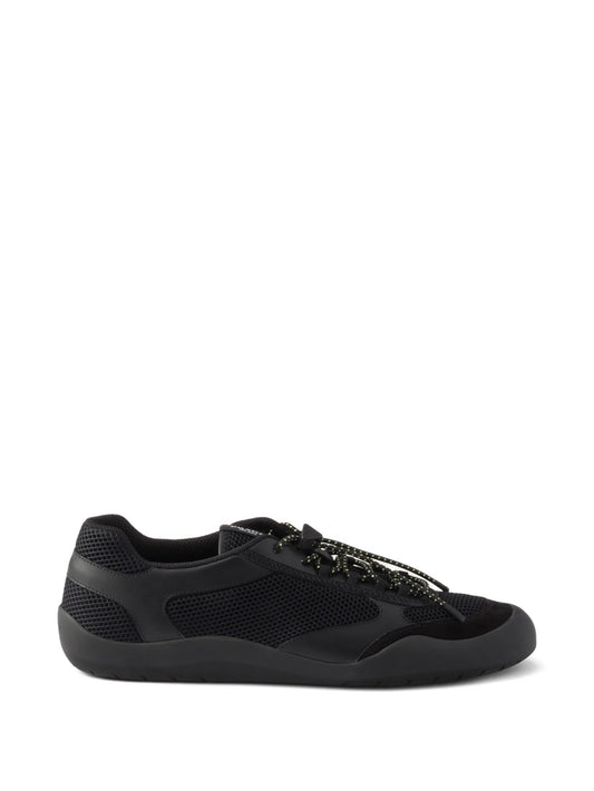 Speedrock leather and mesh fabric sneakers
