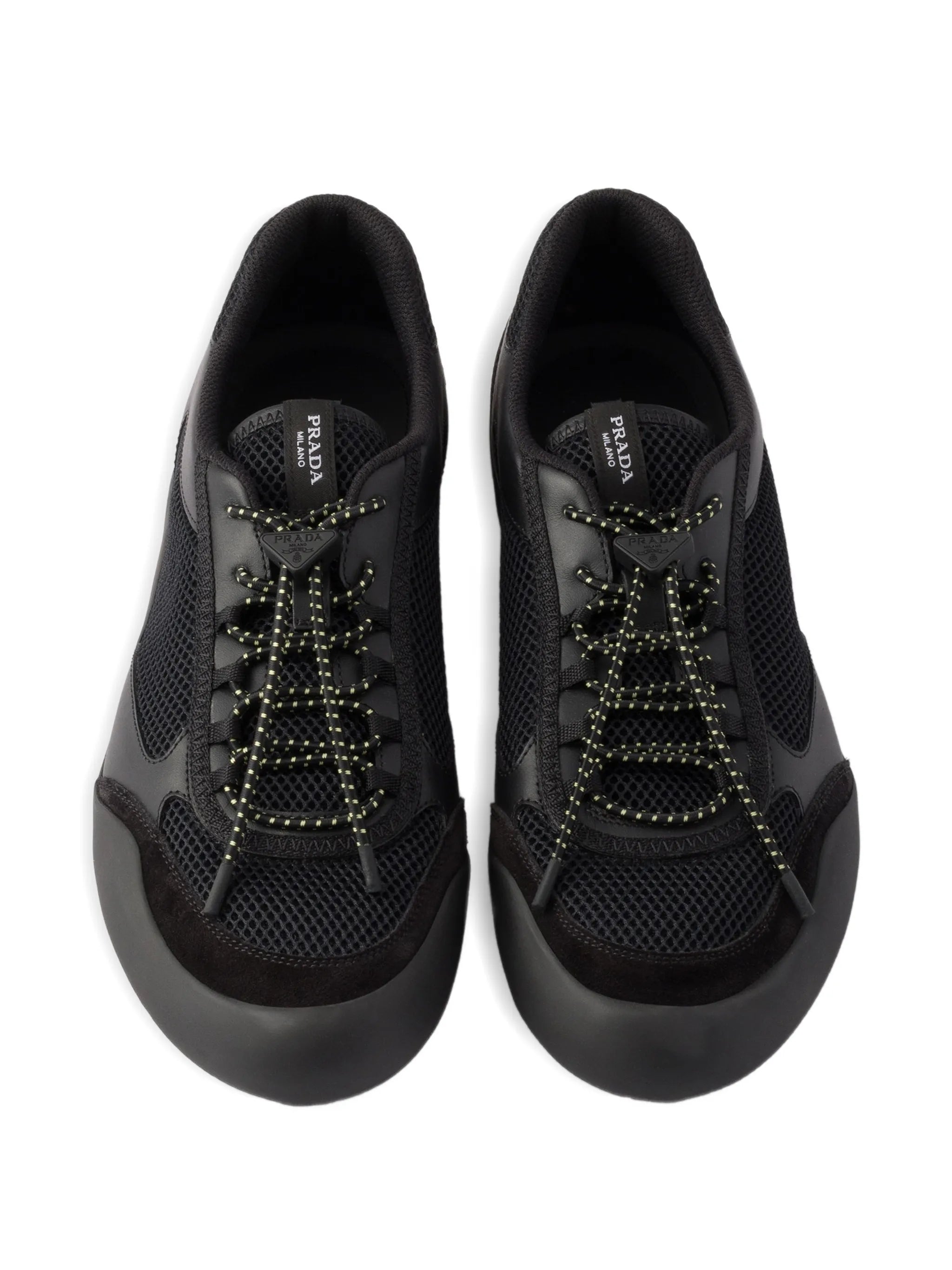Speedrock leather and mesh fabric sneakers