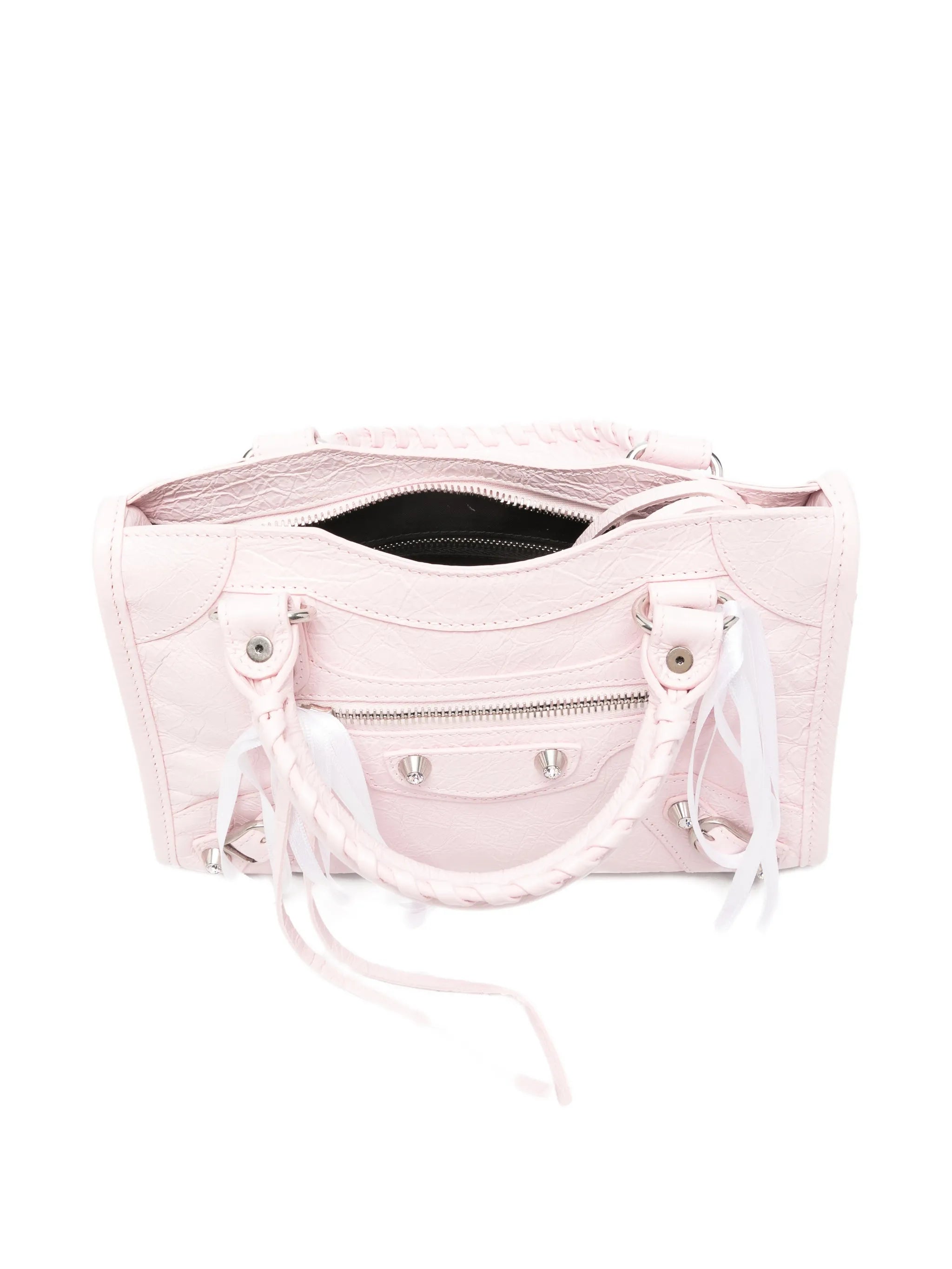 Le City studded ribbons tote bag