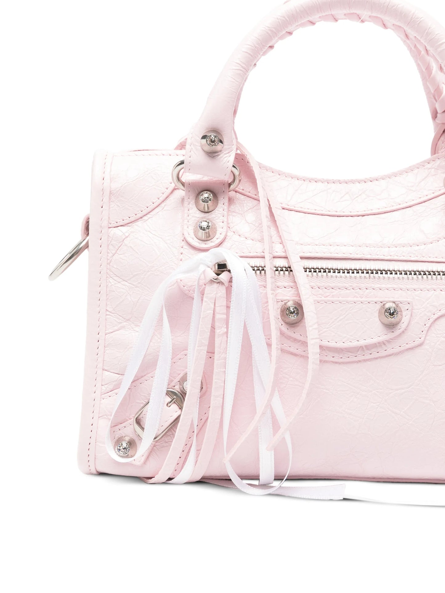 Le City studded ribbons tote bag