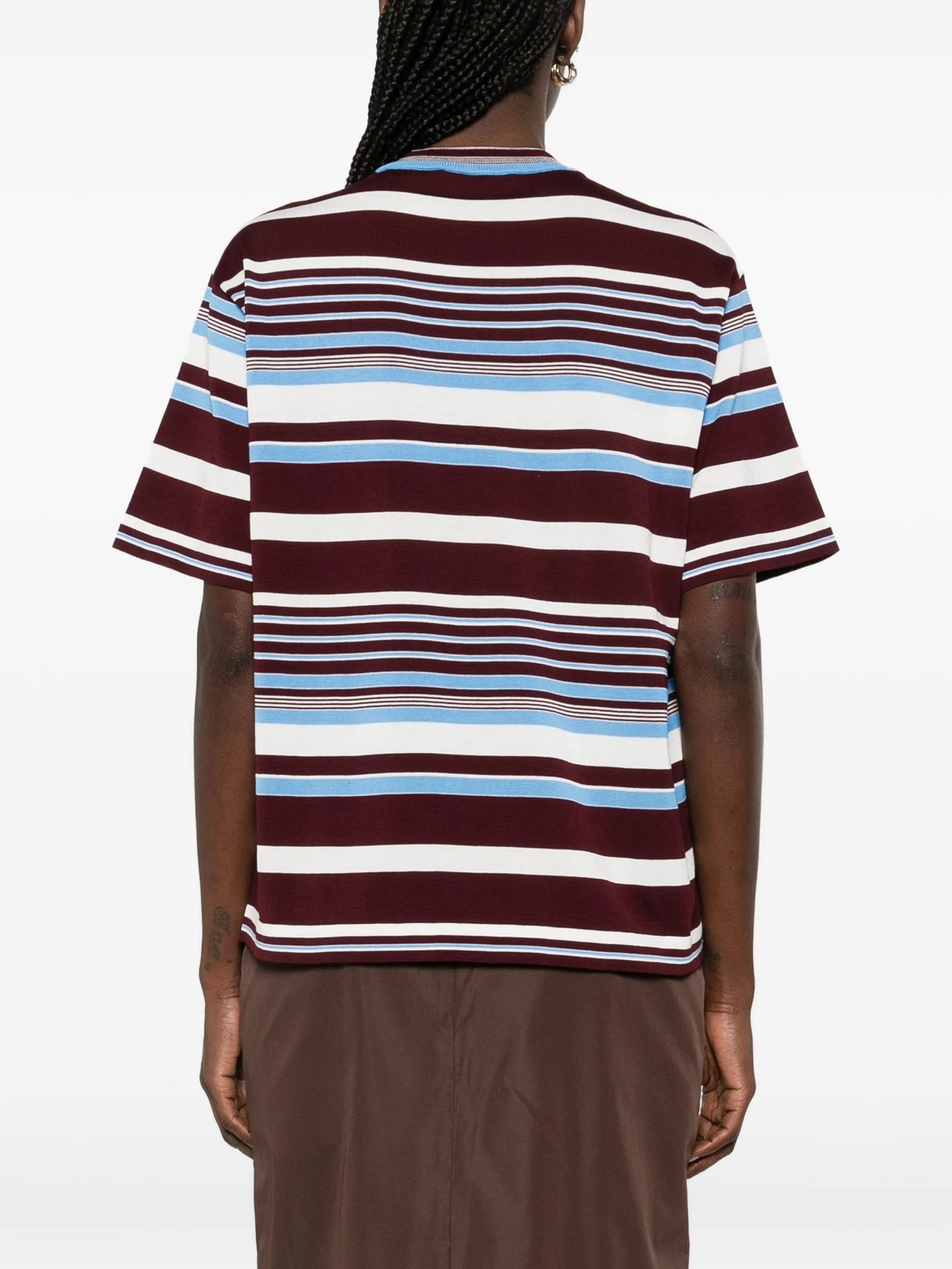 striped crew-neck T-shirt