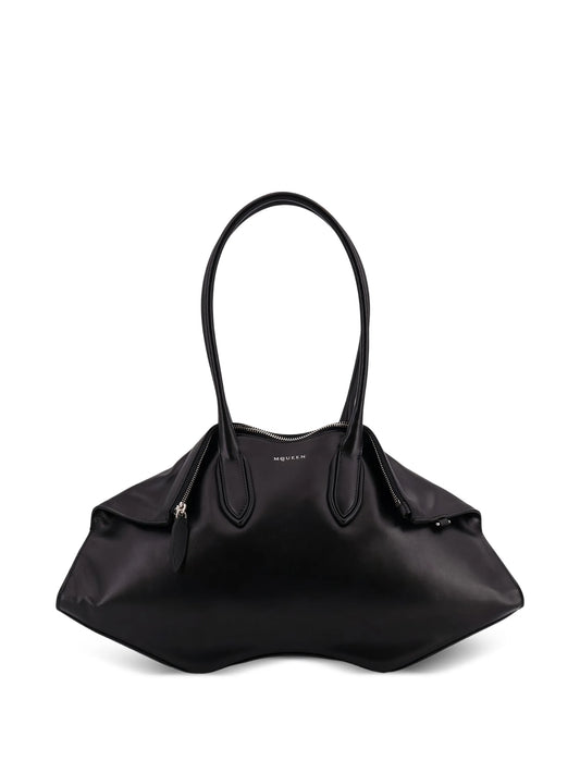 Manta studded leather shoulder bag