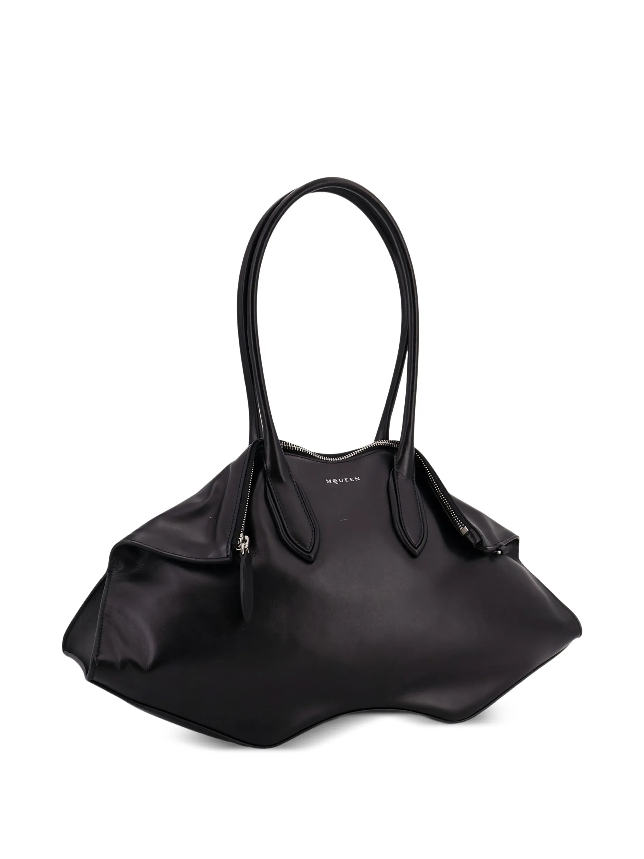 Manta studded leather shoulder bag