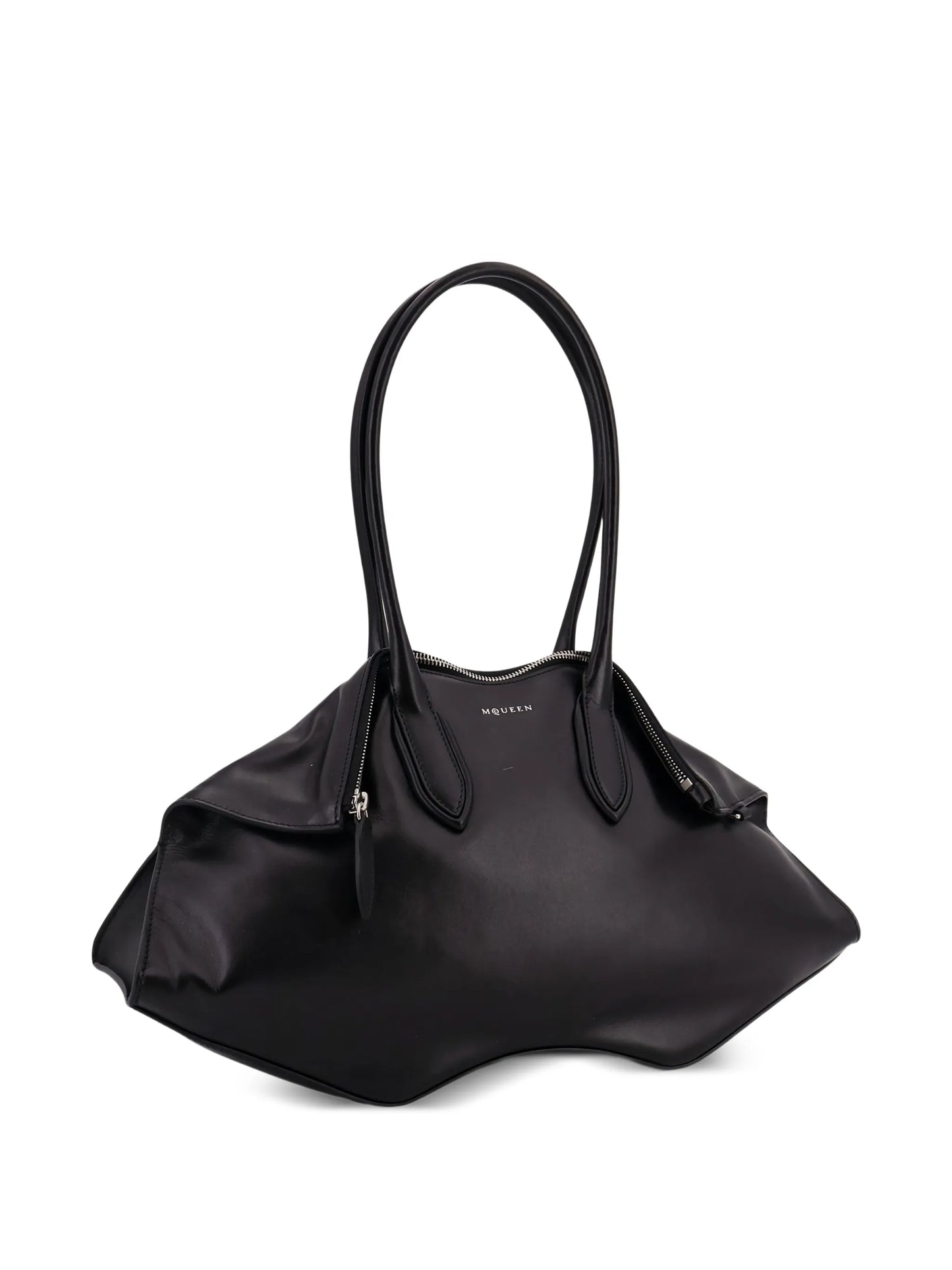 Manta studded leather shoulder bag