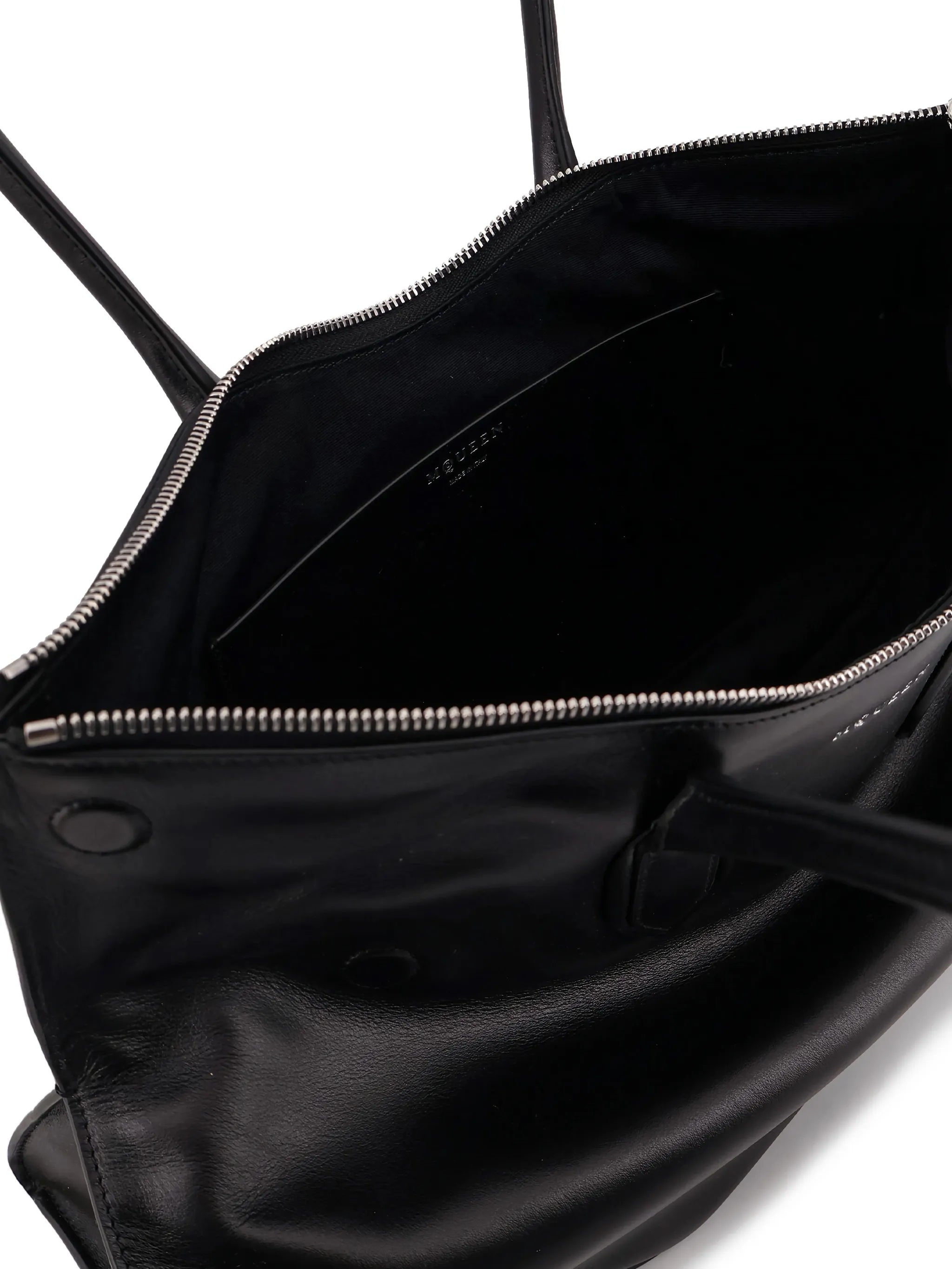 Manta studded leather shoulder bag