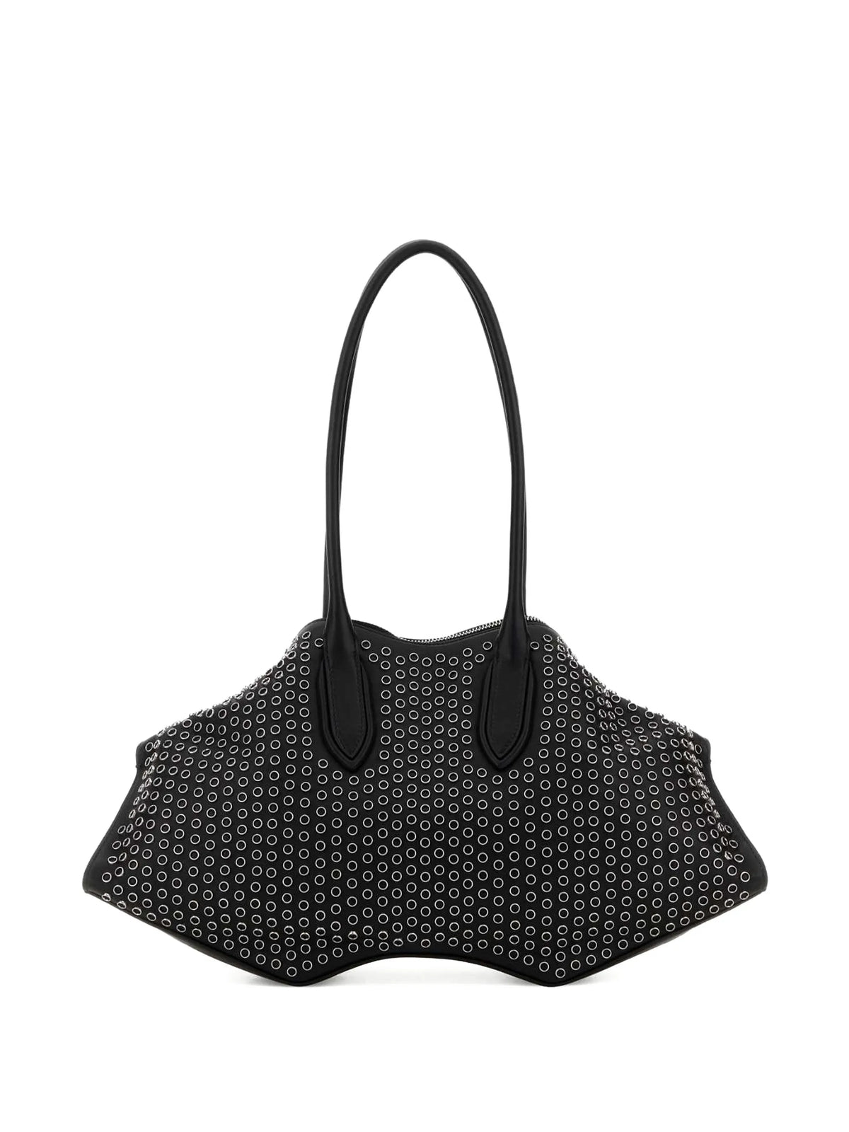 Manta studded leather shoulder bag