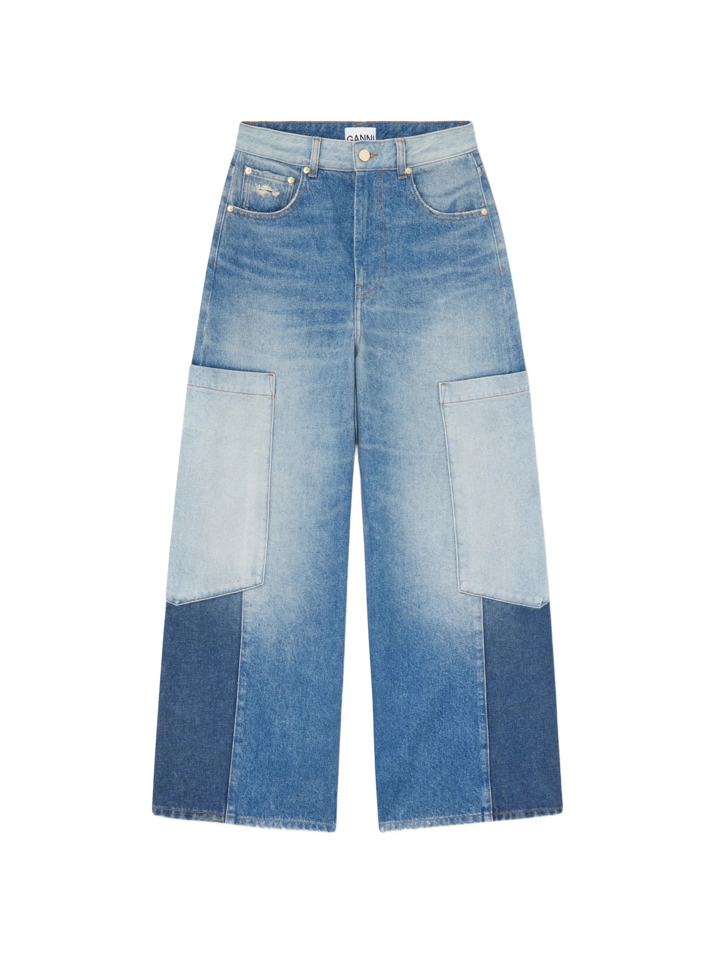 panelled jeans