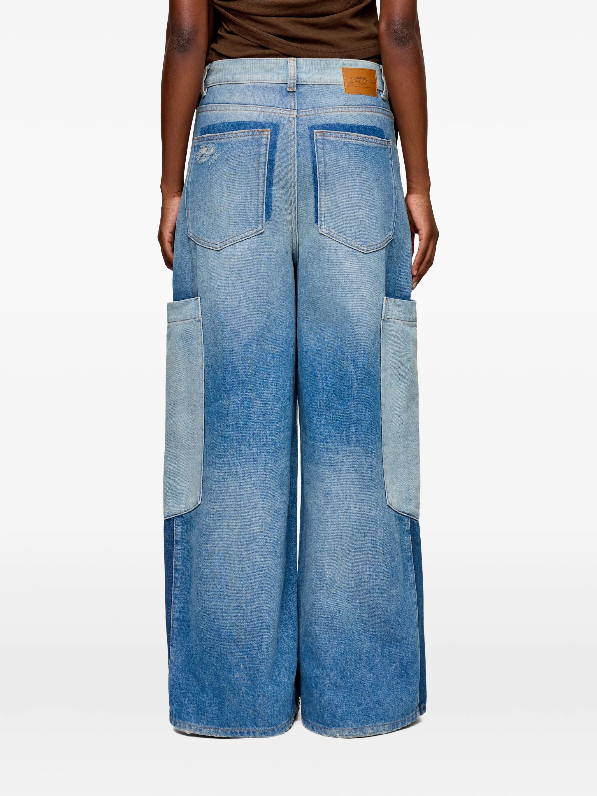 panelled jeans