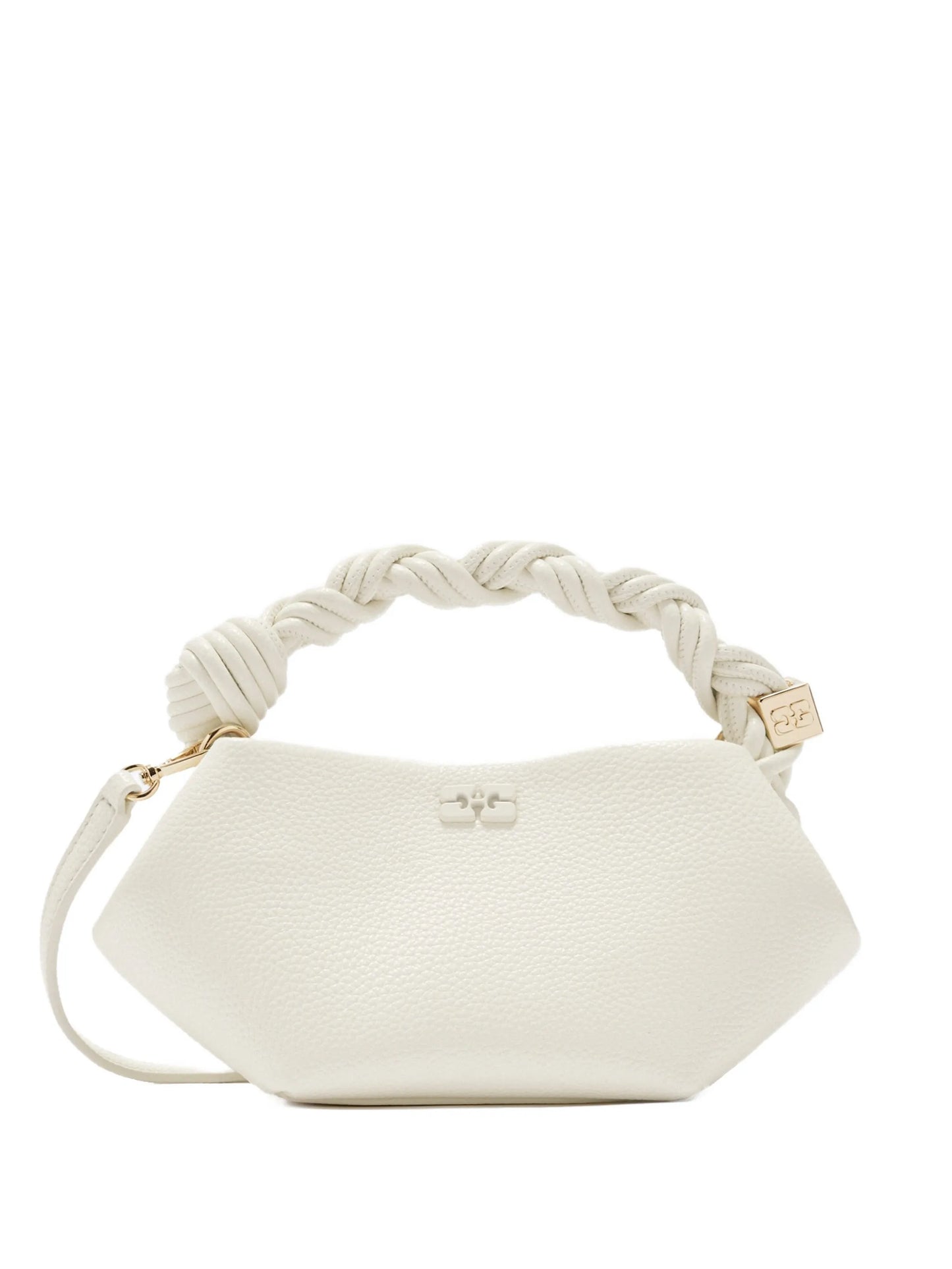 Mini Bou logo-plaque tote bag