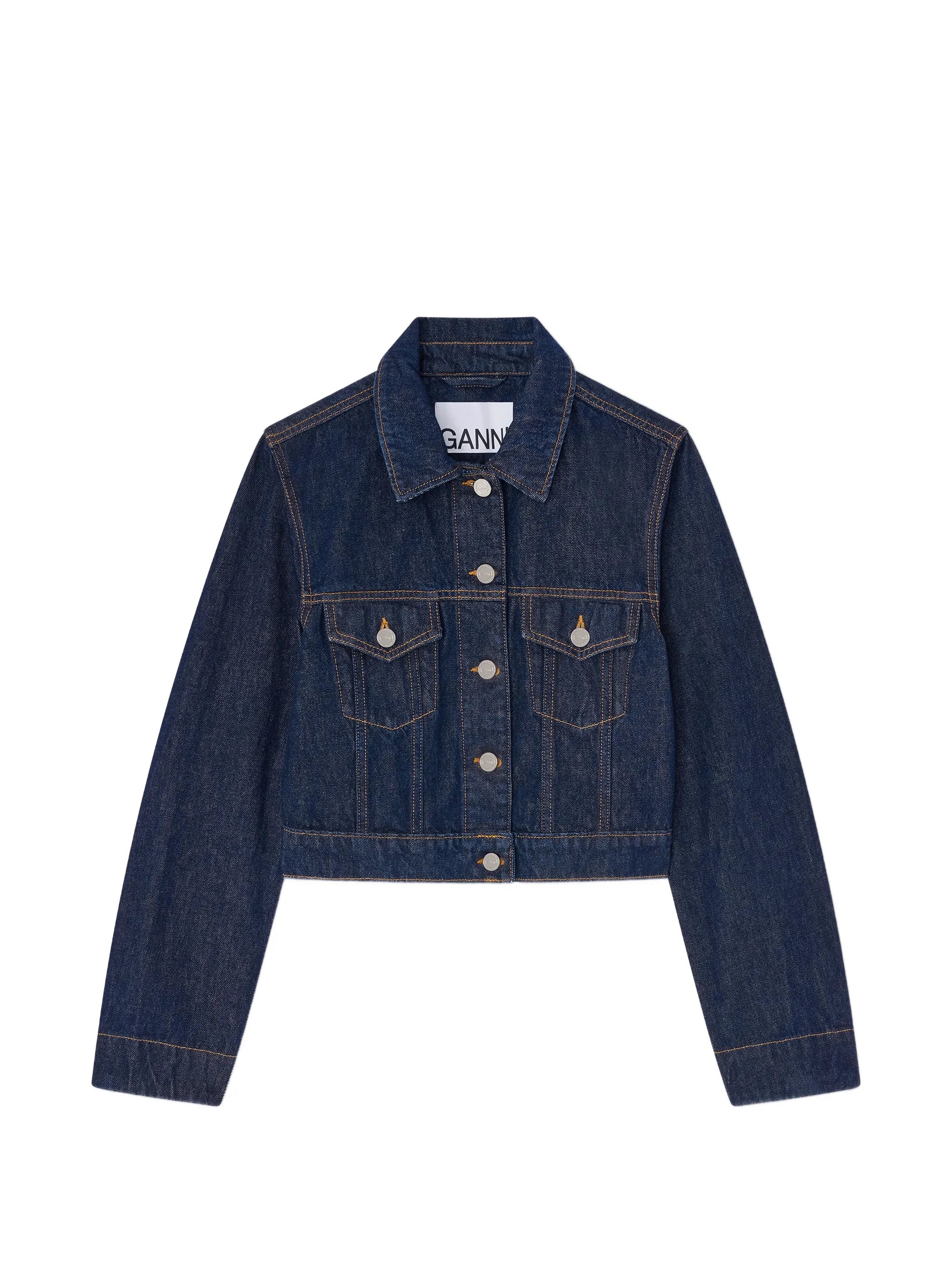flap-pocket denim jacket