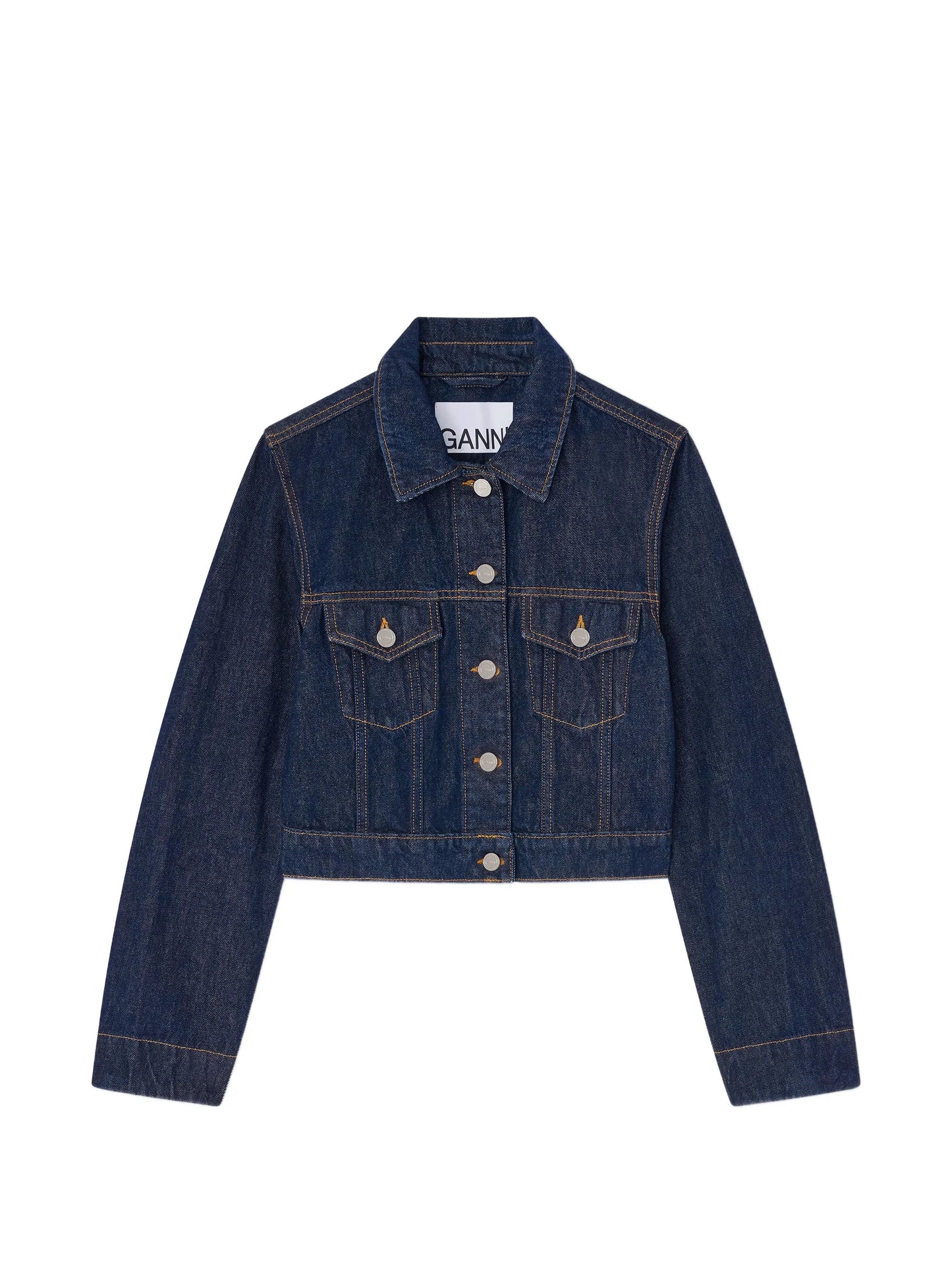flap-pocket denim jacket