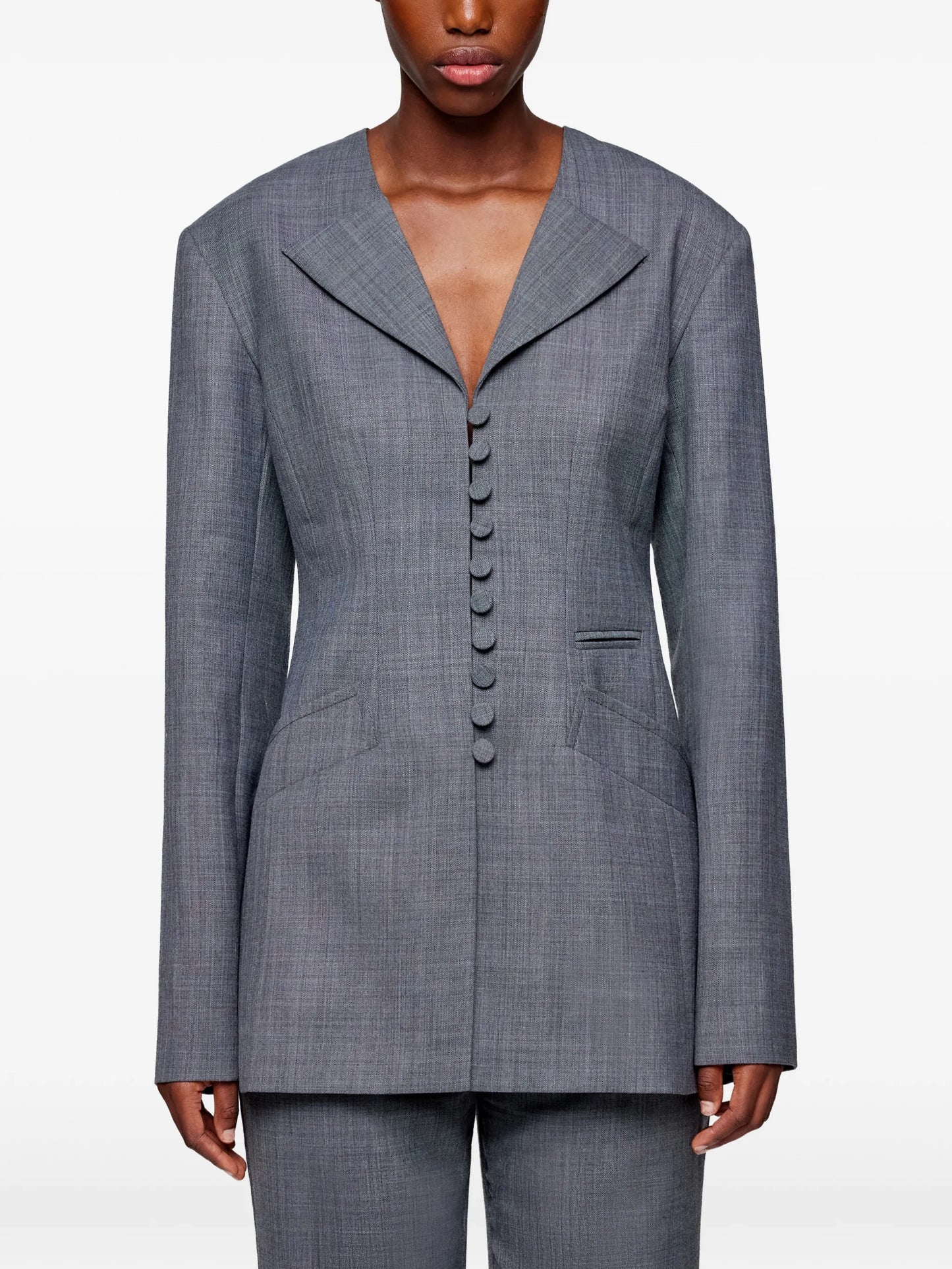 button-down jacket