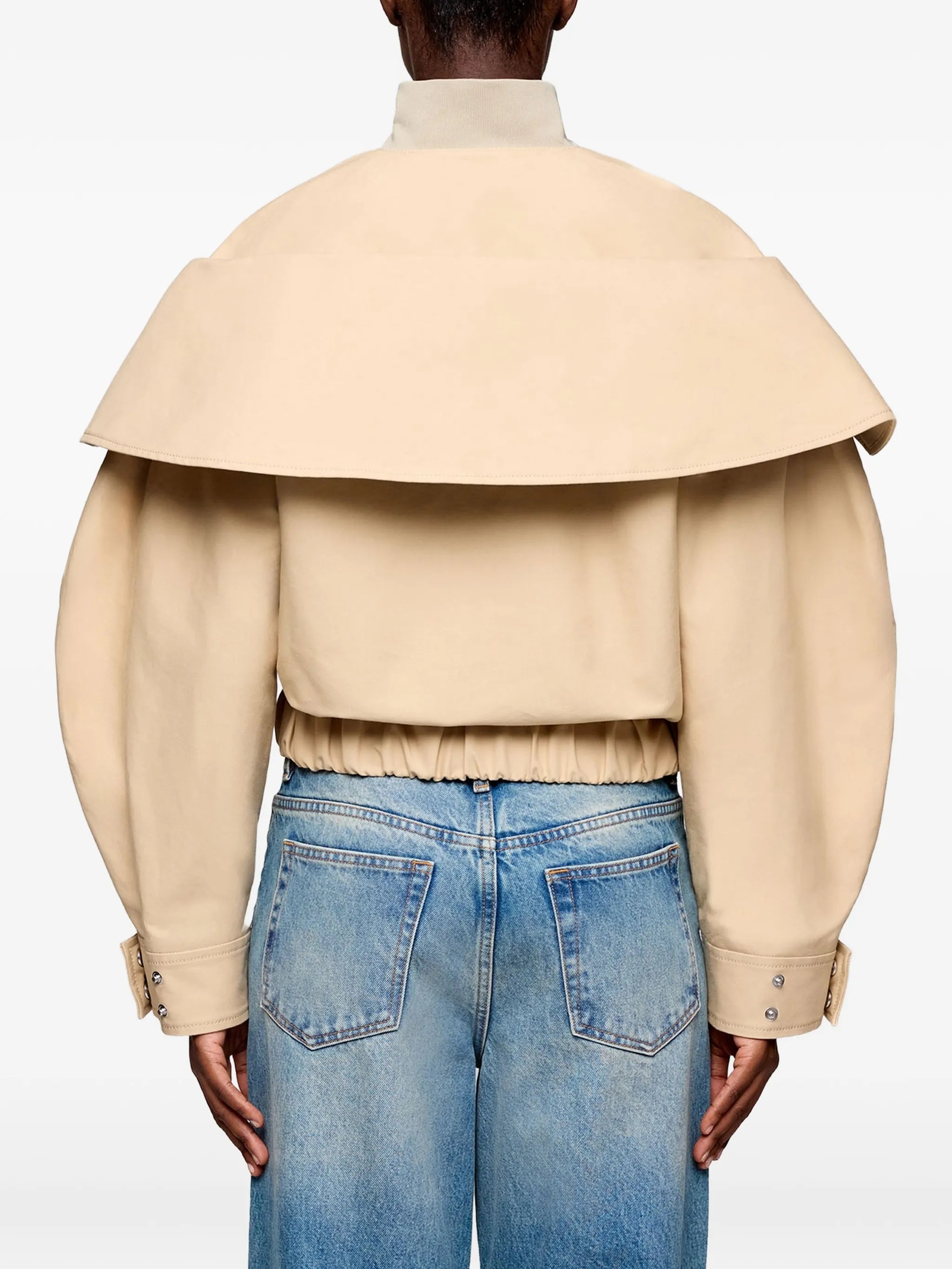 layered-detail bomber jacket