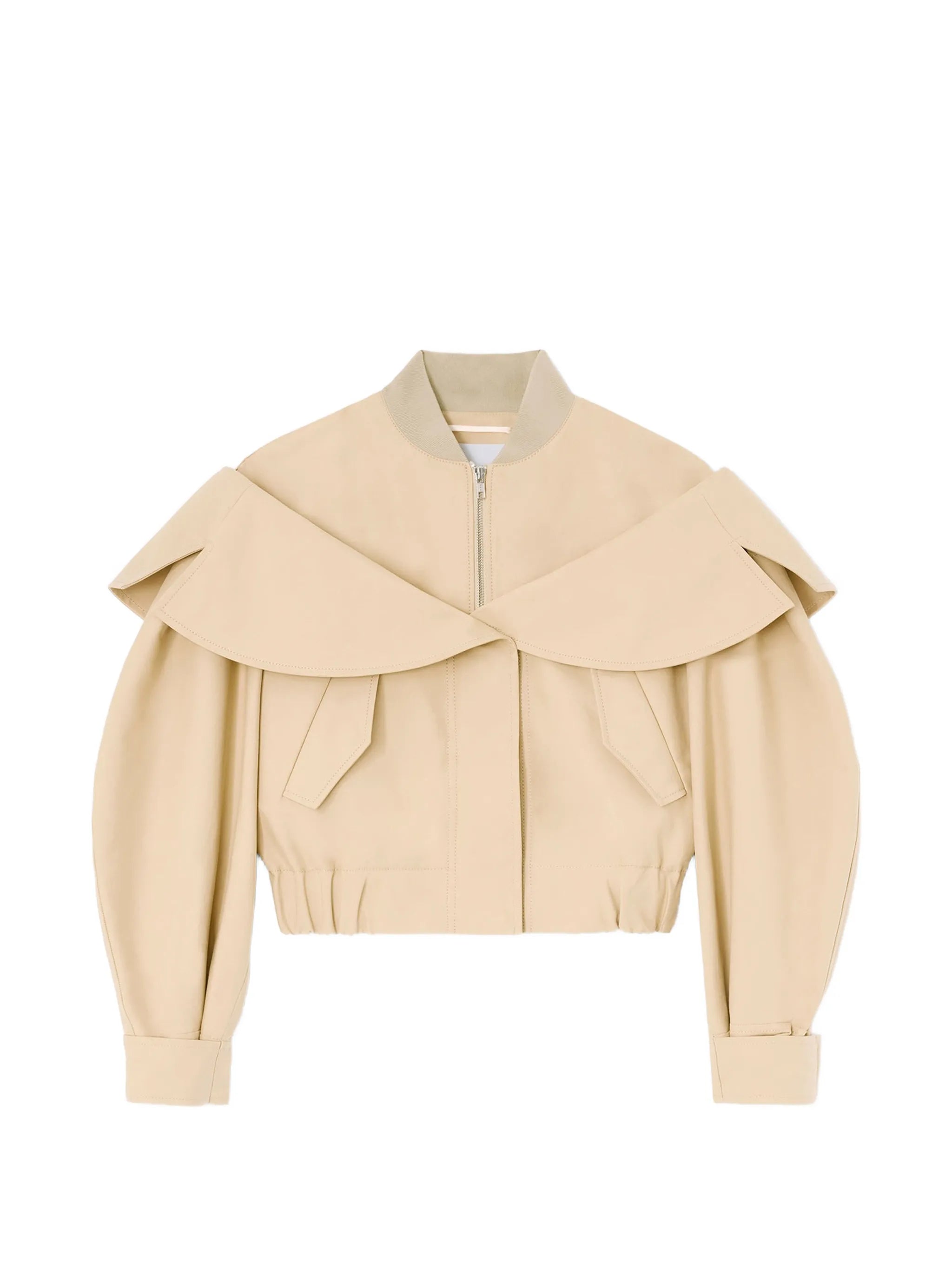 layered-detail bomber jacket
