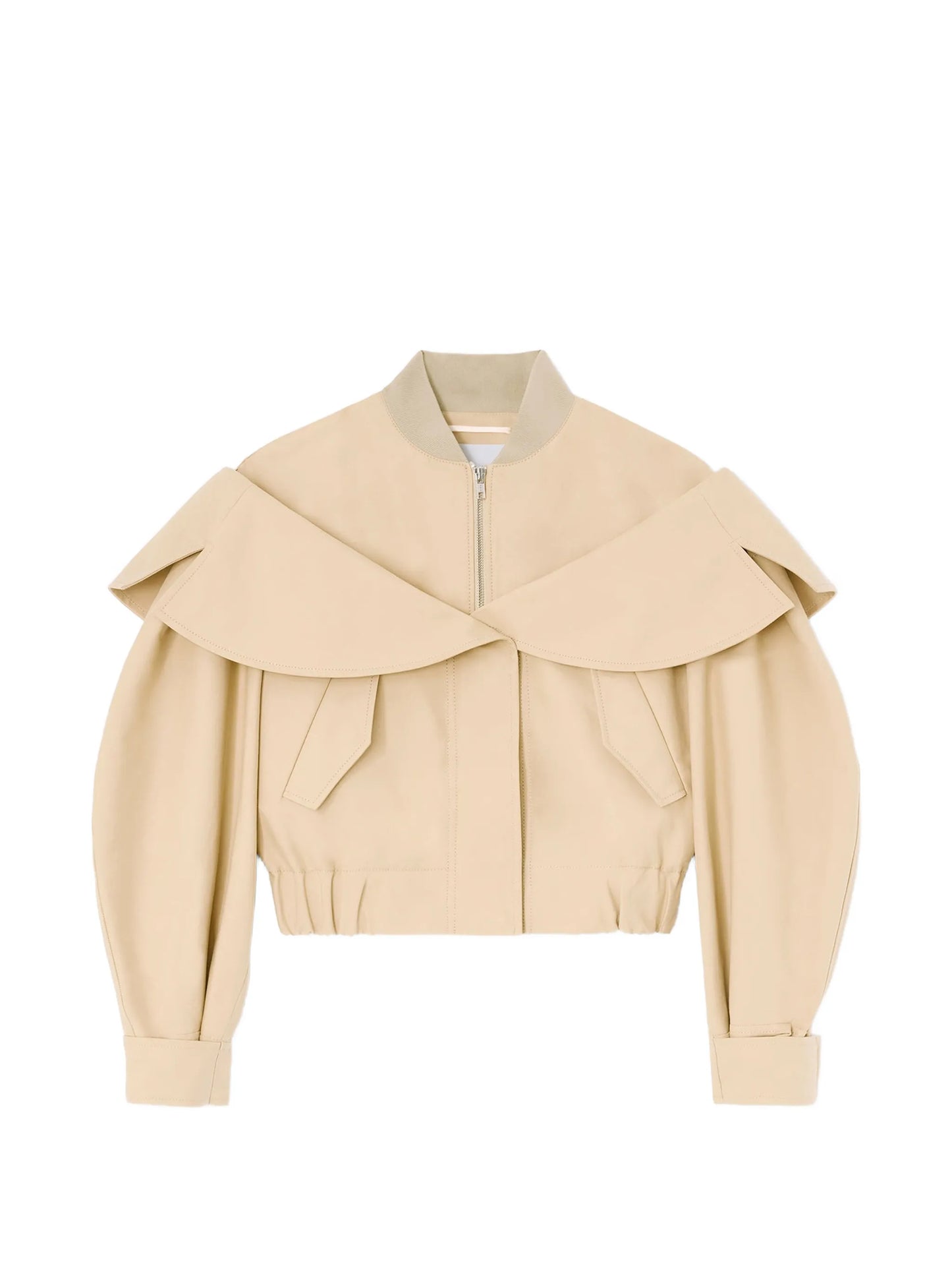 layered-detail bomber jacket