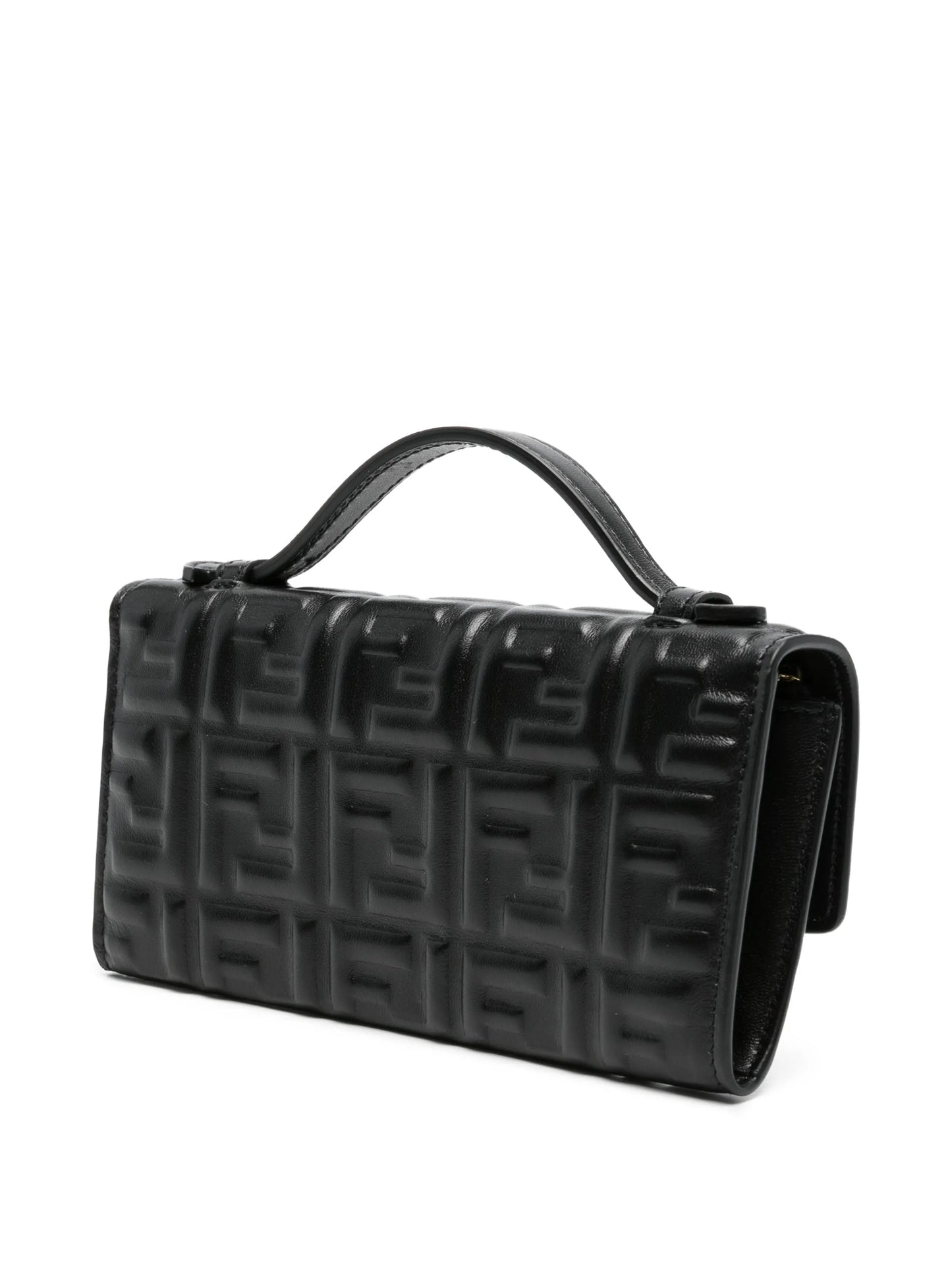 enbossed leather mini bag