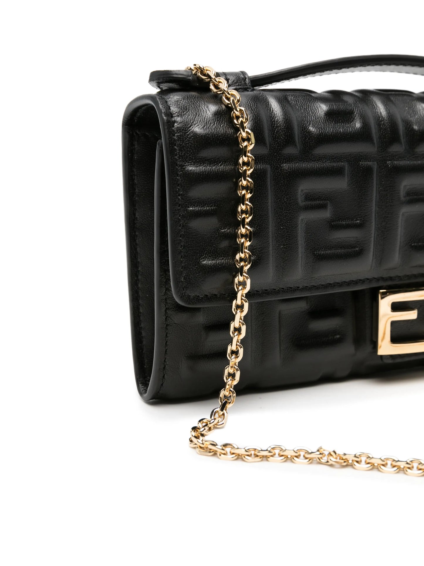 enbossed leather mini bag