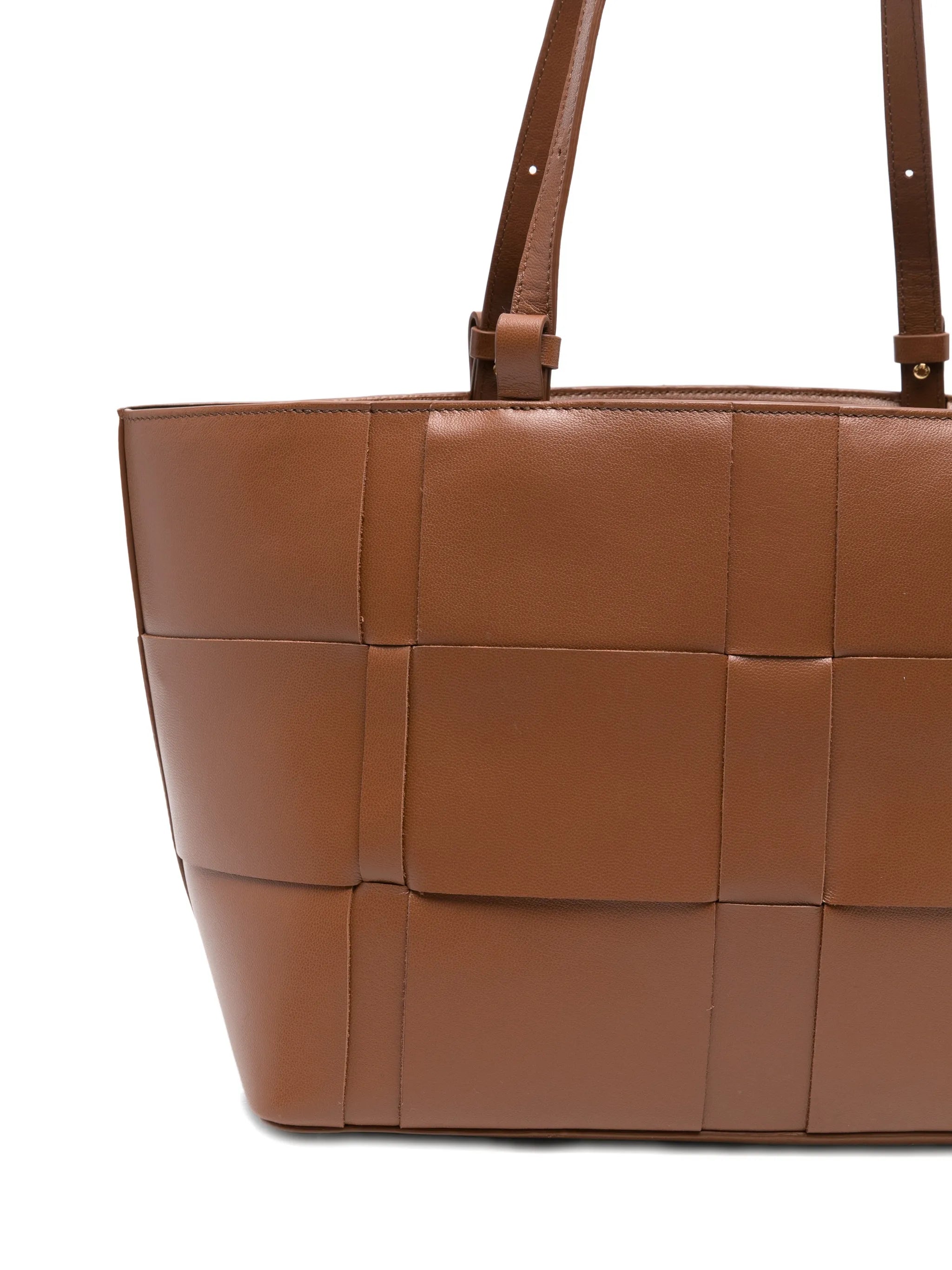 Florence woven leather florence tote bag