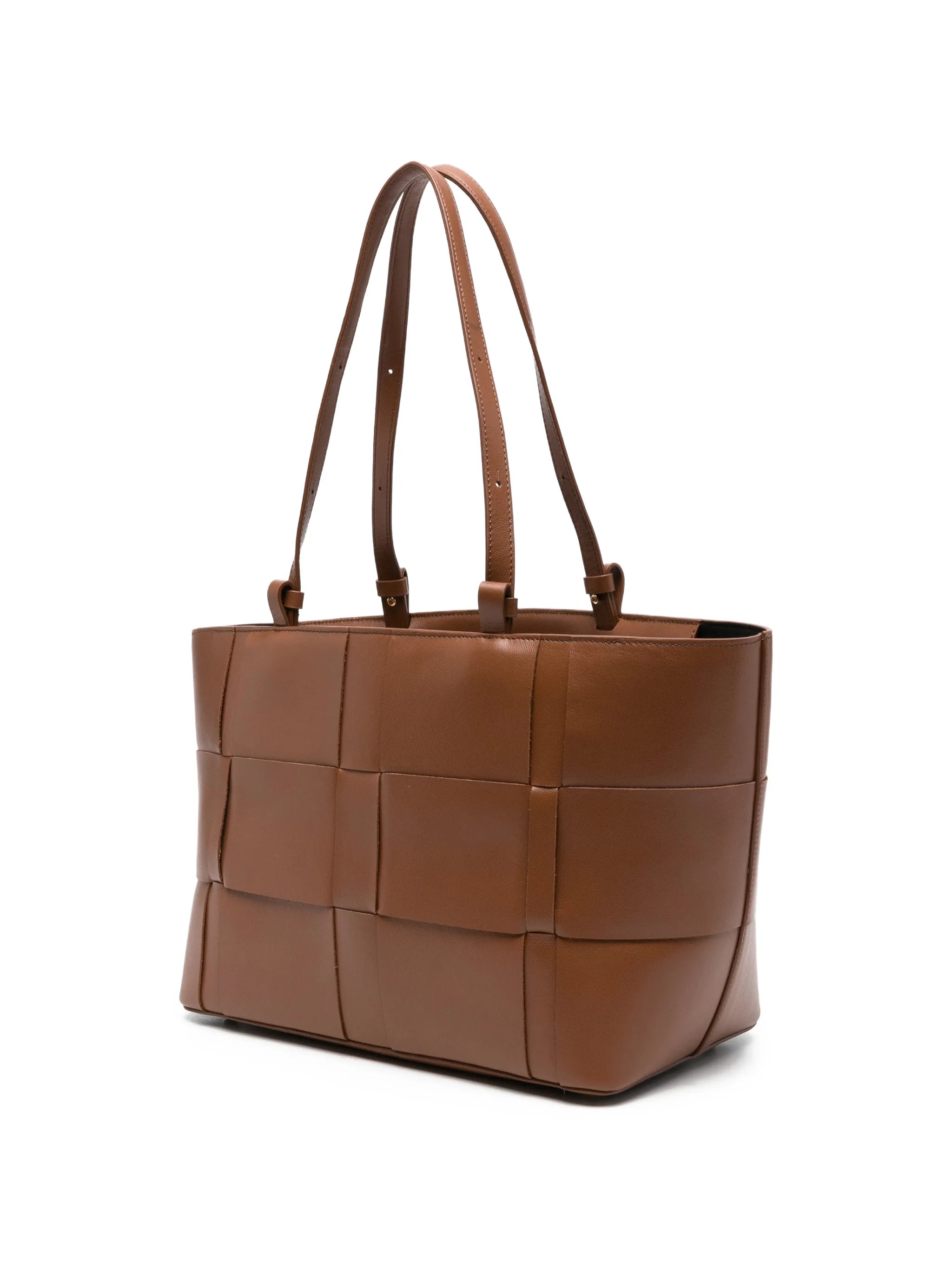 Florence woven leather florence tote bag
