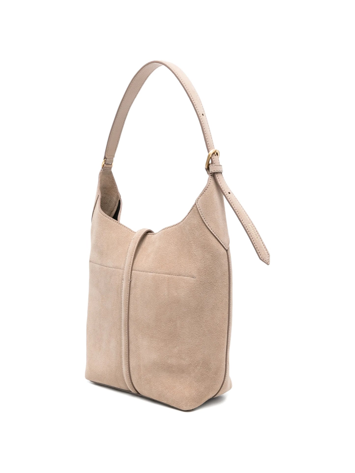 Siena suede bucket bag
