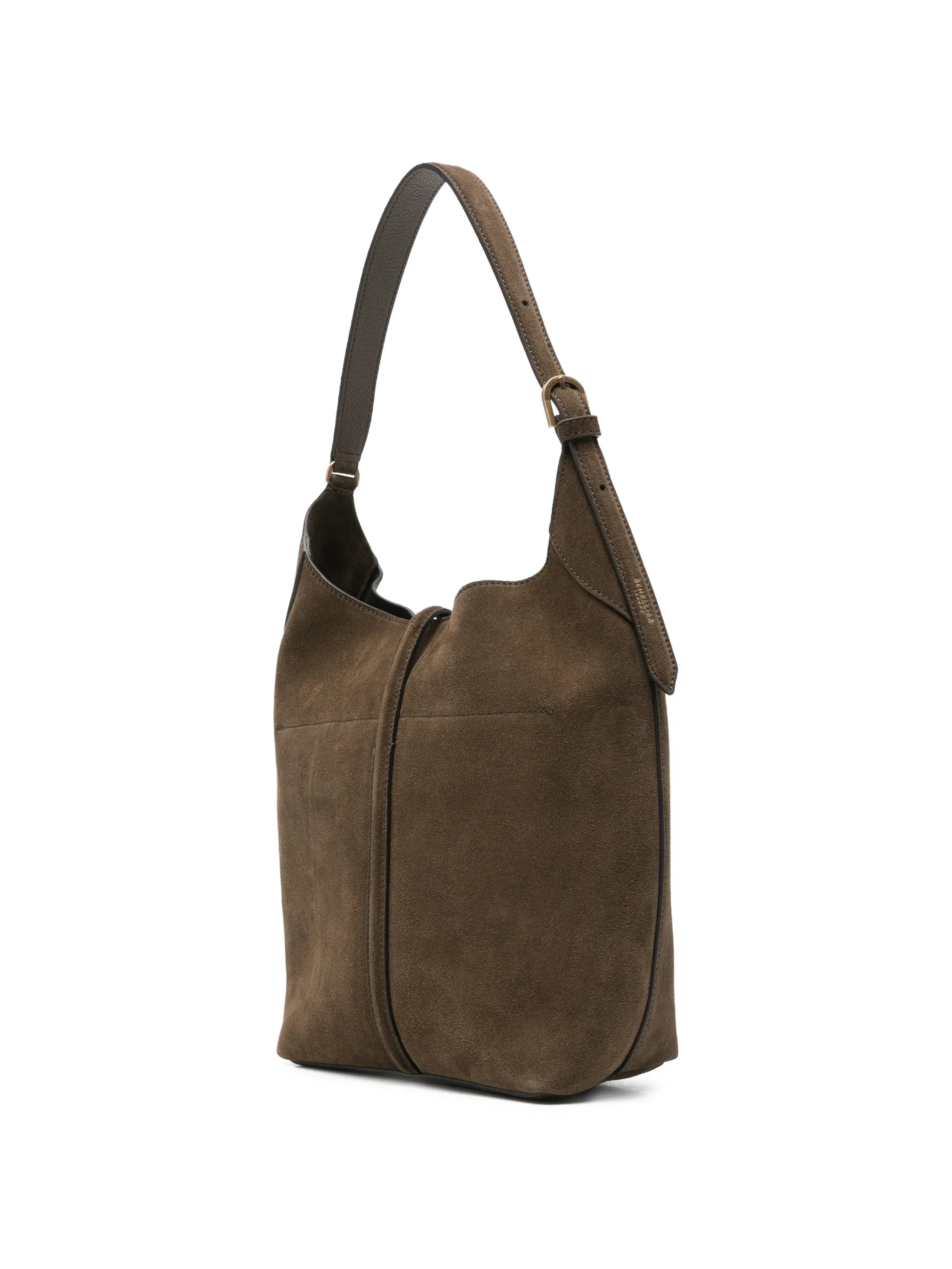 Siena suede shoulder bag