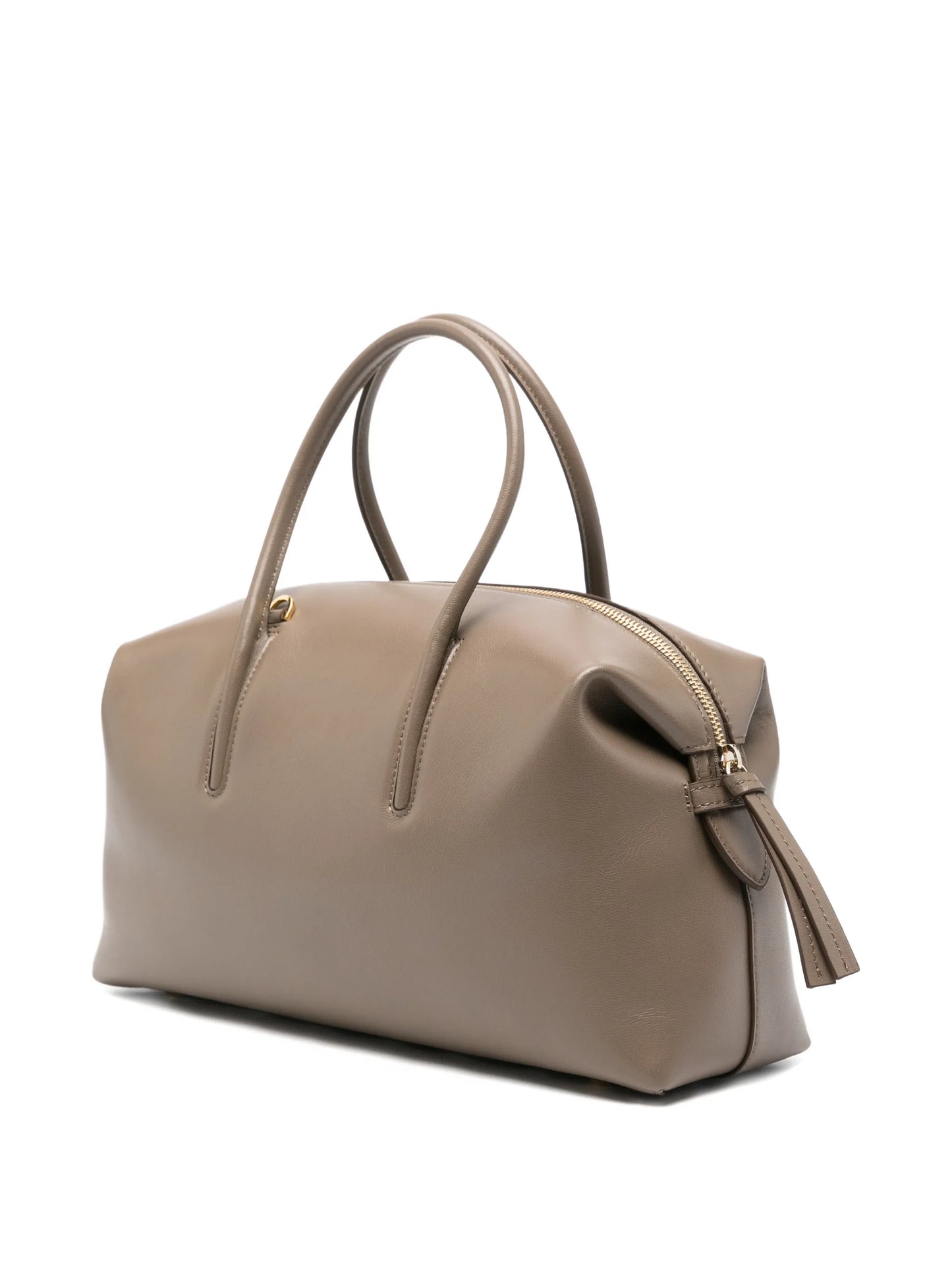 The Midi Stockholm top handle leather tote bag