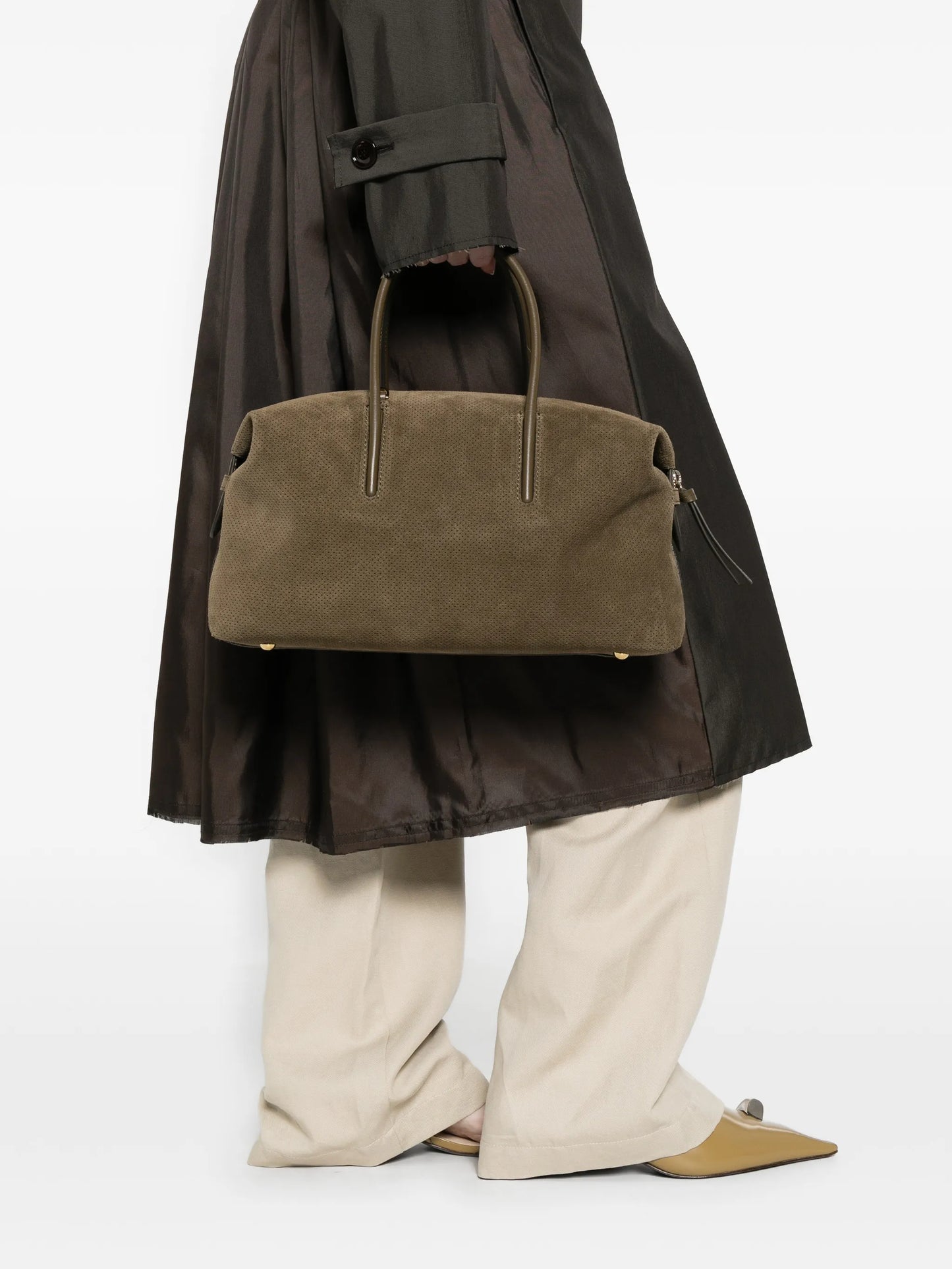 The Midi Stockholm perforated tote bag