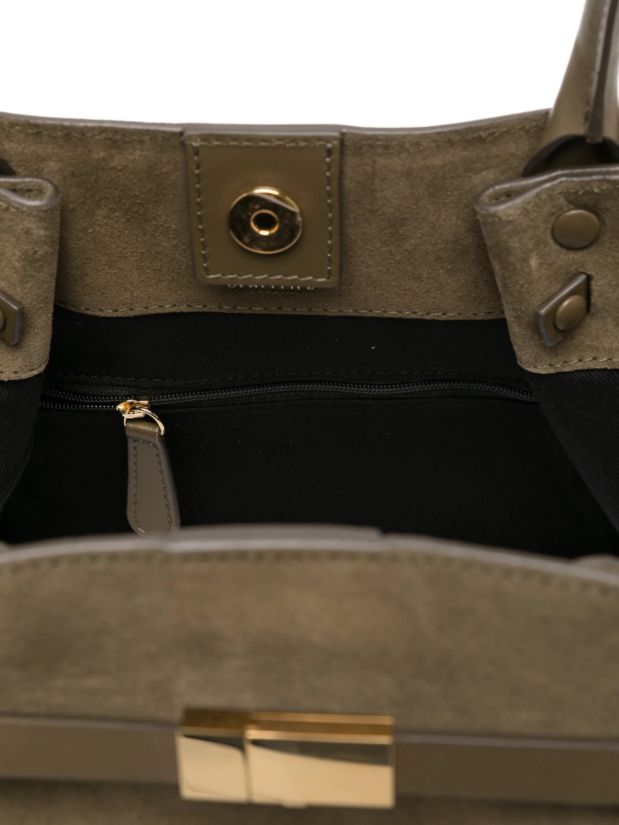 New York suede tote bag