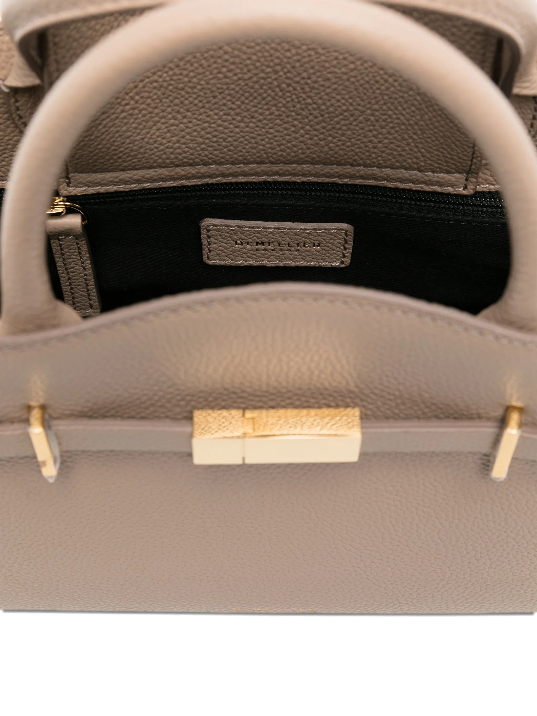 small Hudson hammered leather tote bag