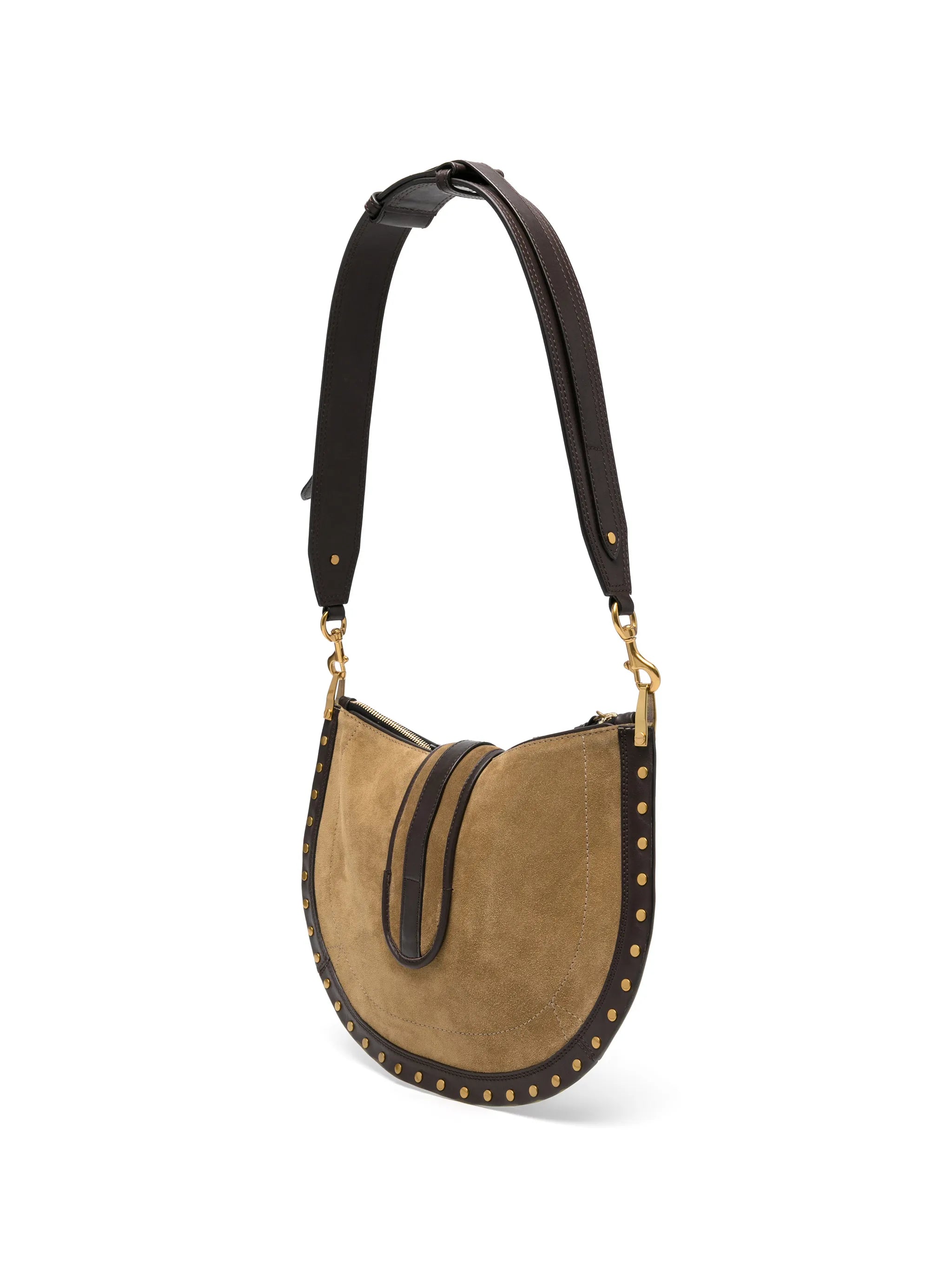 Oskan buckle leather shoulder bag