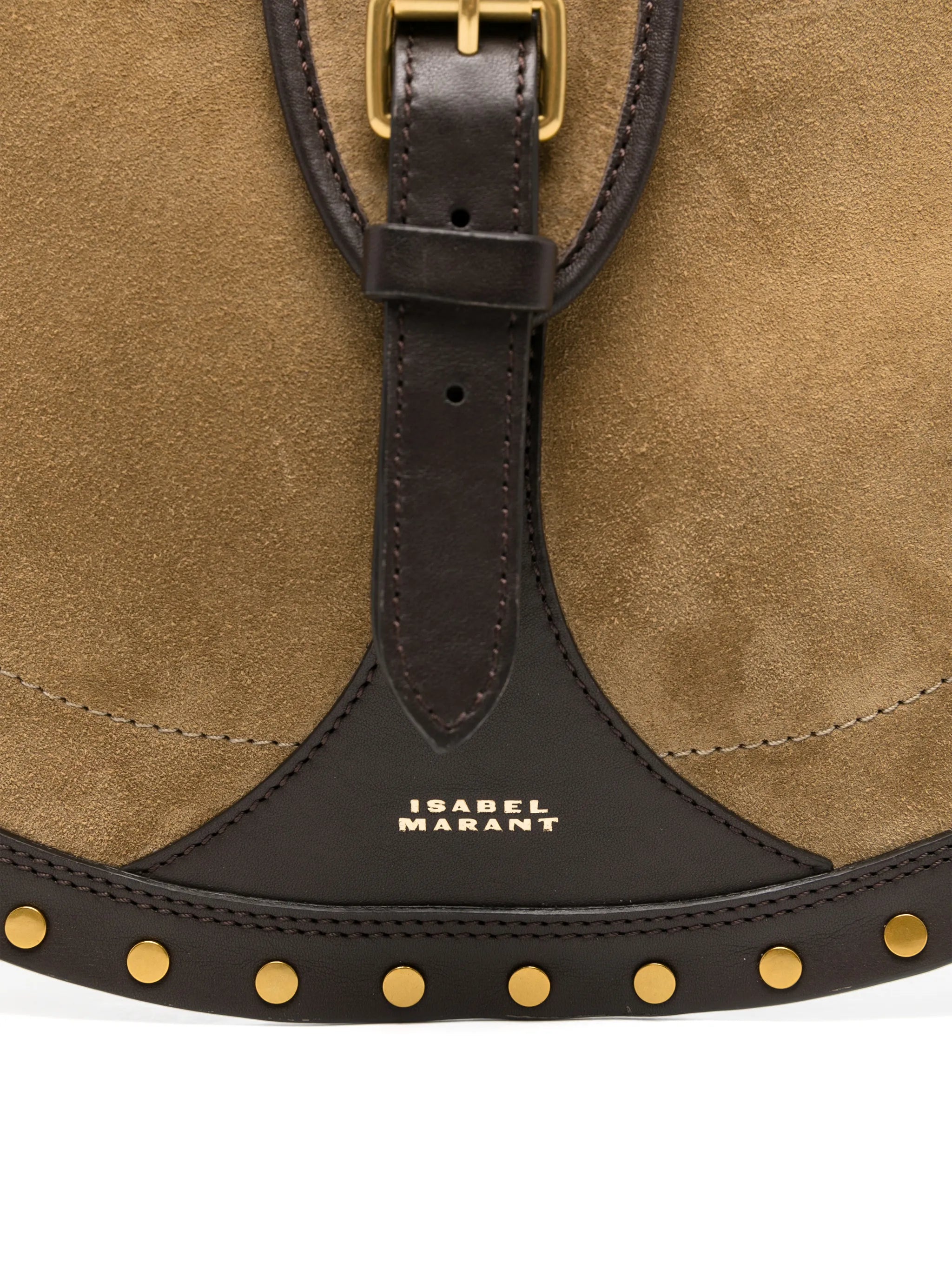 Oskan buckle leather shoulder bag