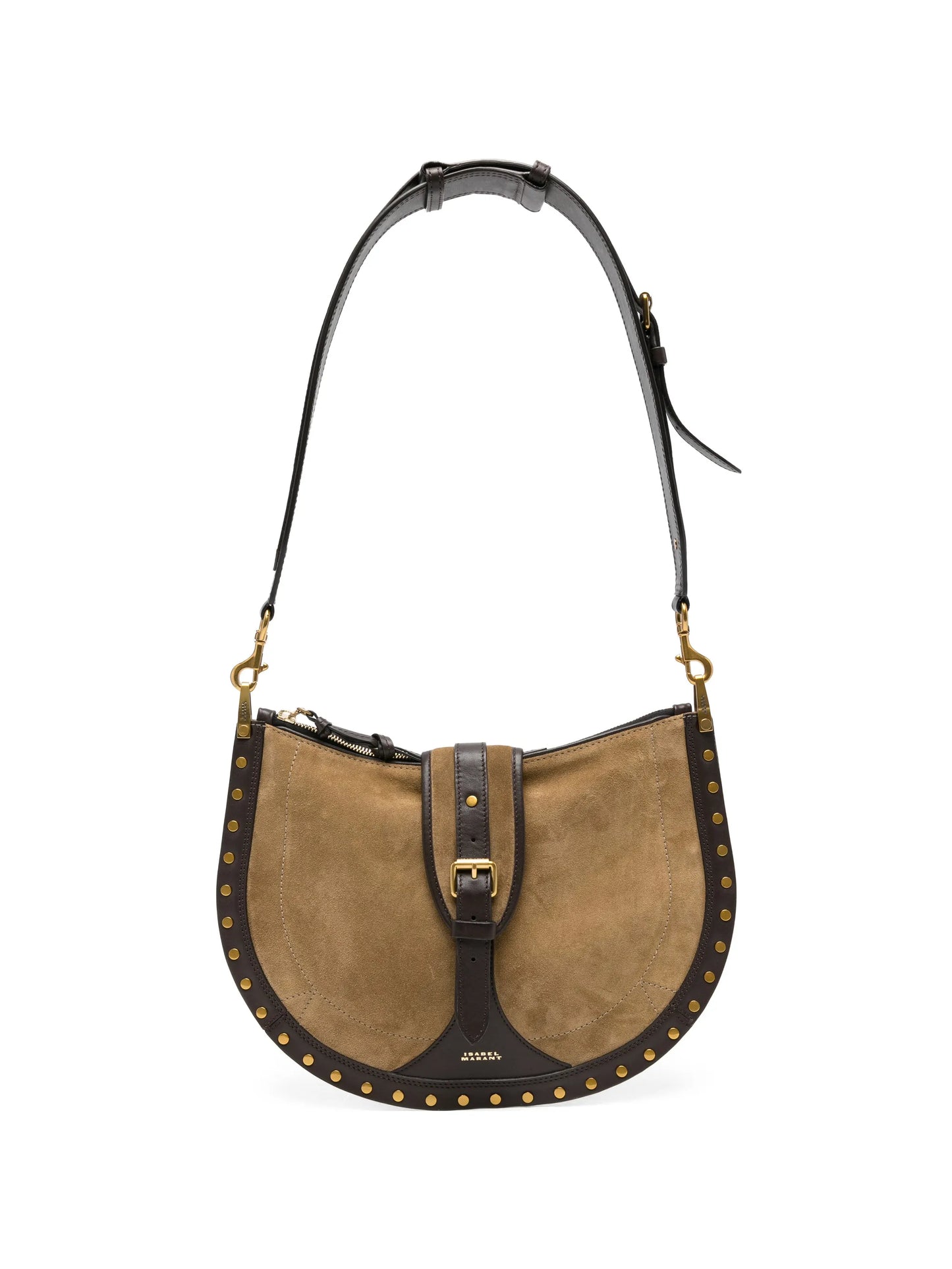 Oskan buckle leather shoulder bag