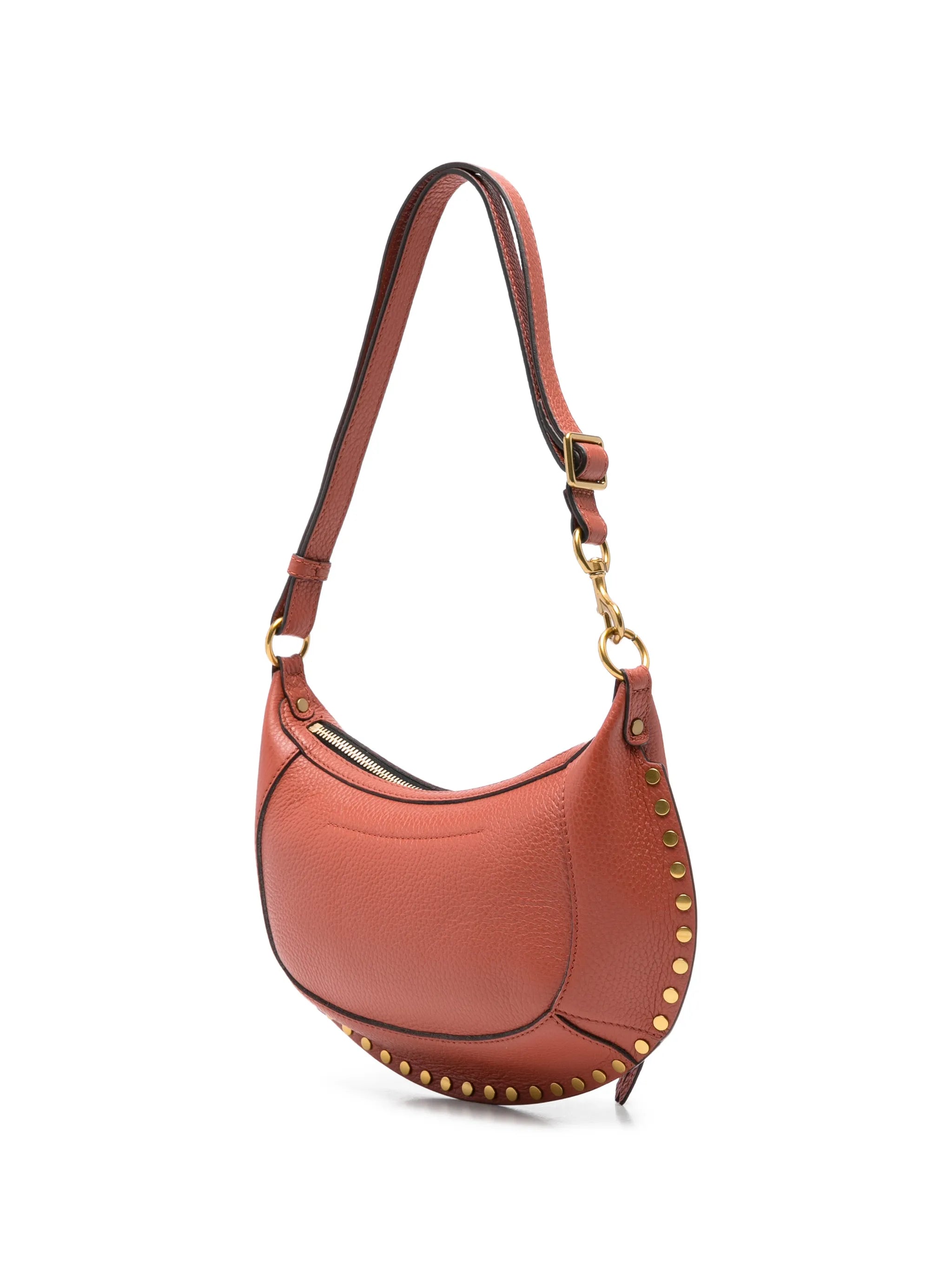 Oskan moon-shaped leather shoulder bag