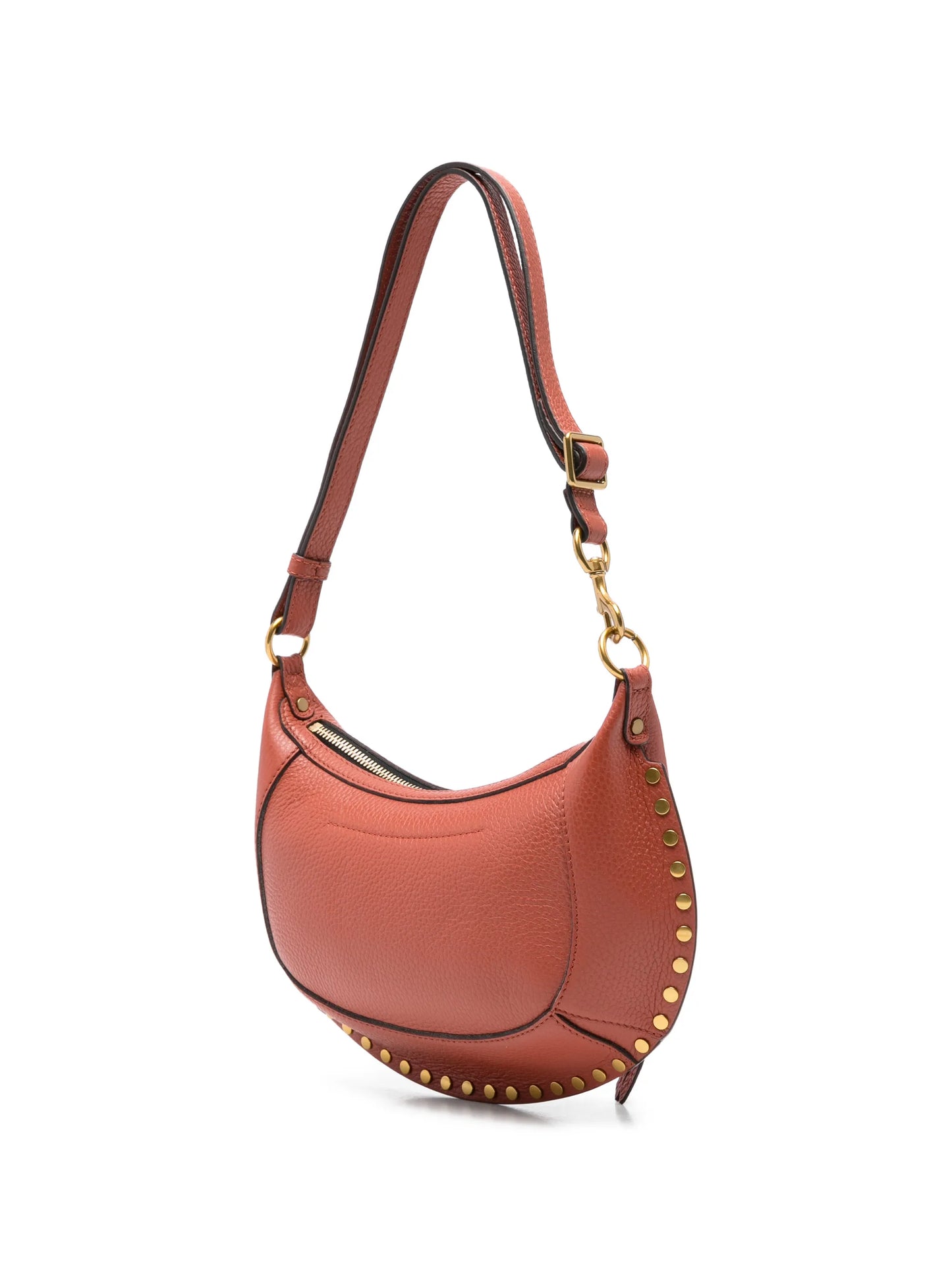Oskan moon-shaped leather shoulder bag