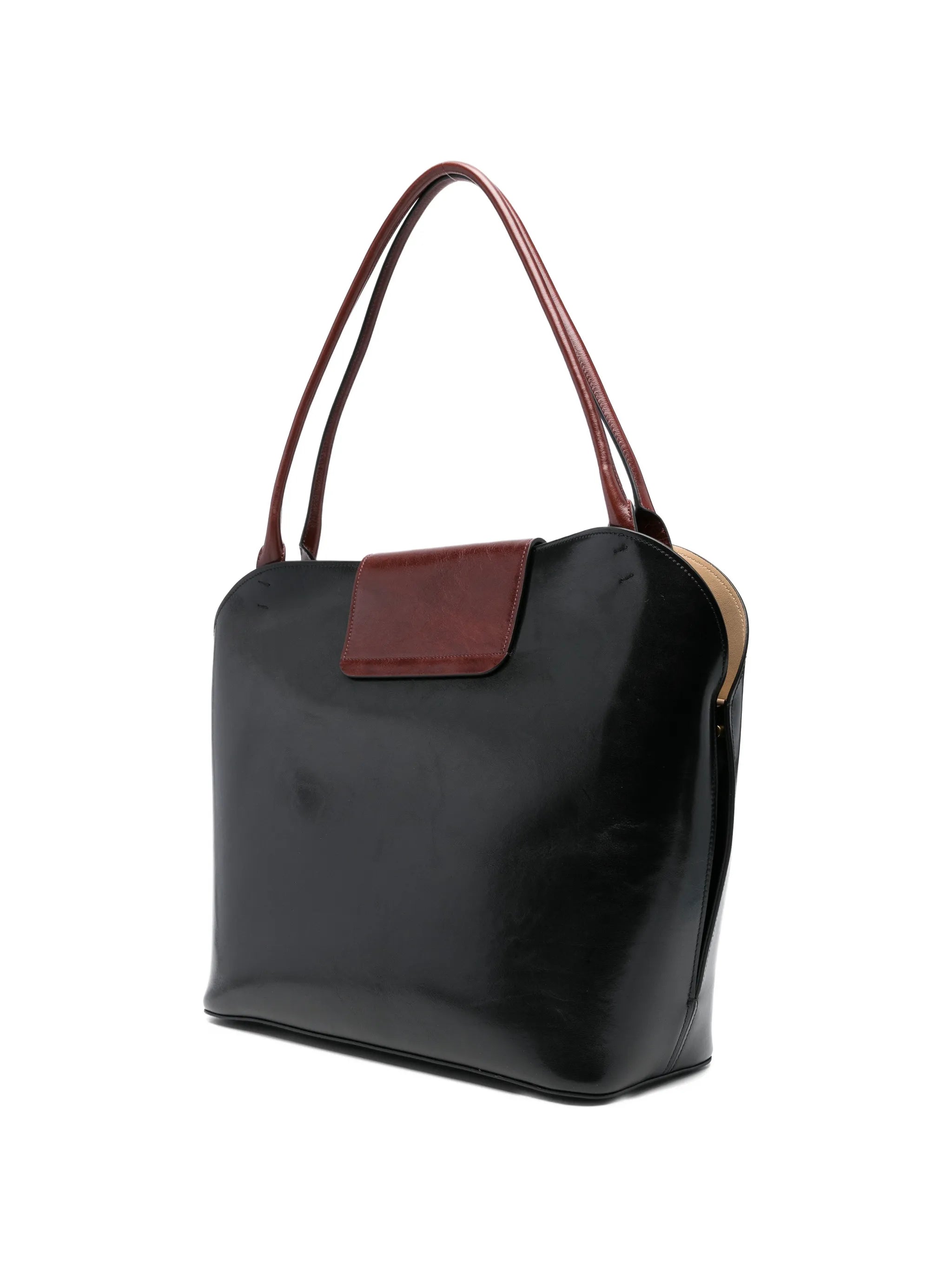 large leather shoulder bag