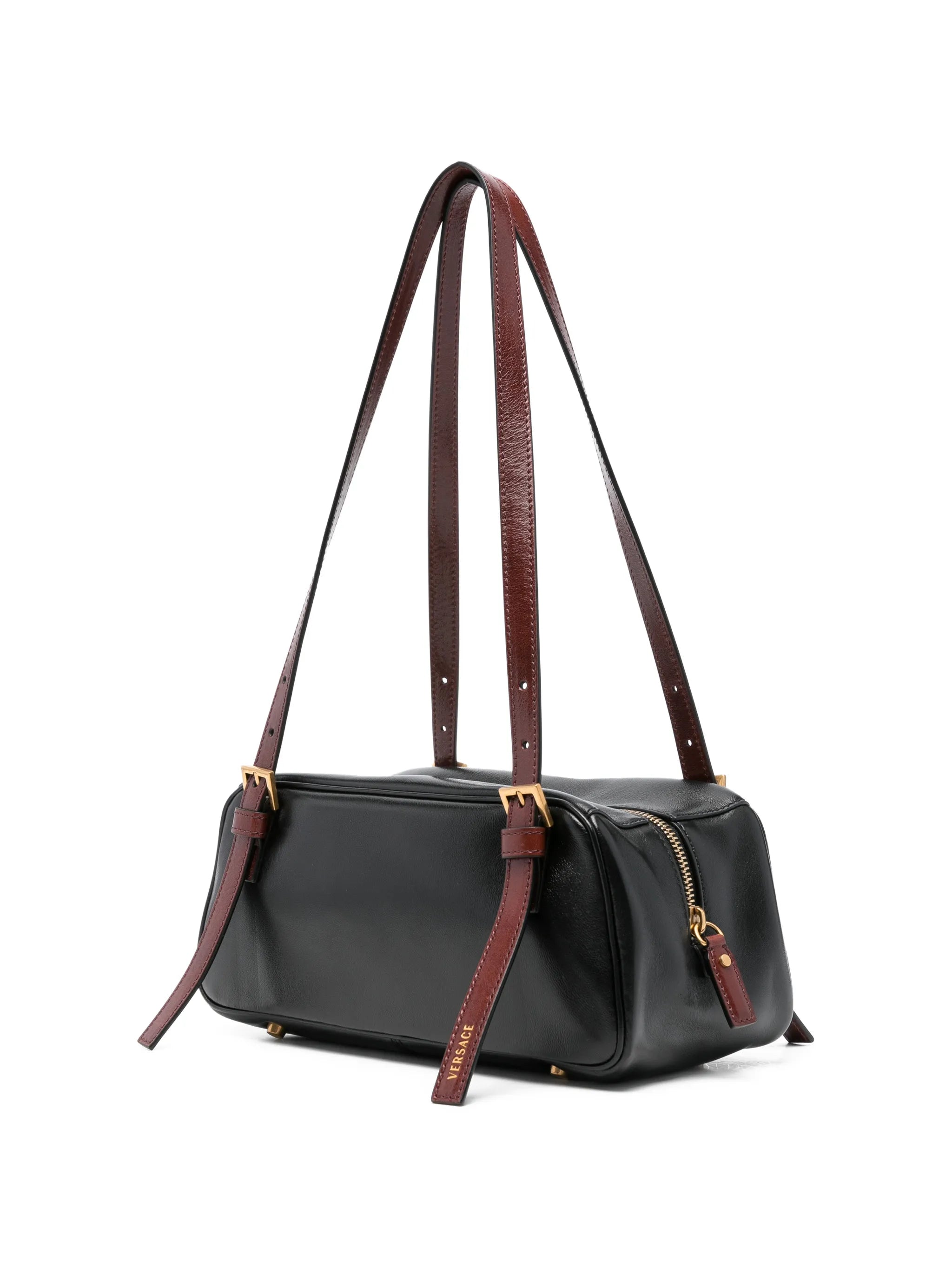 Medusa-appliqué bowling bag