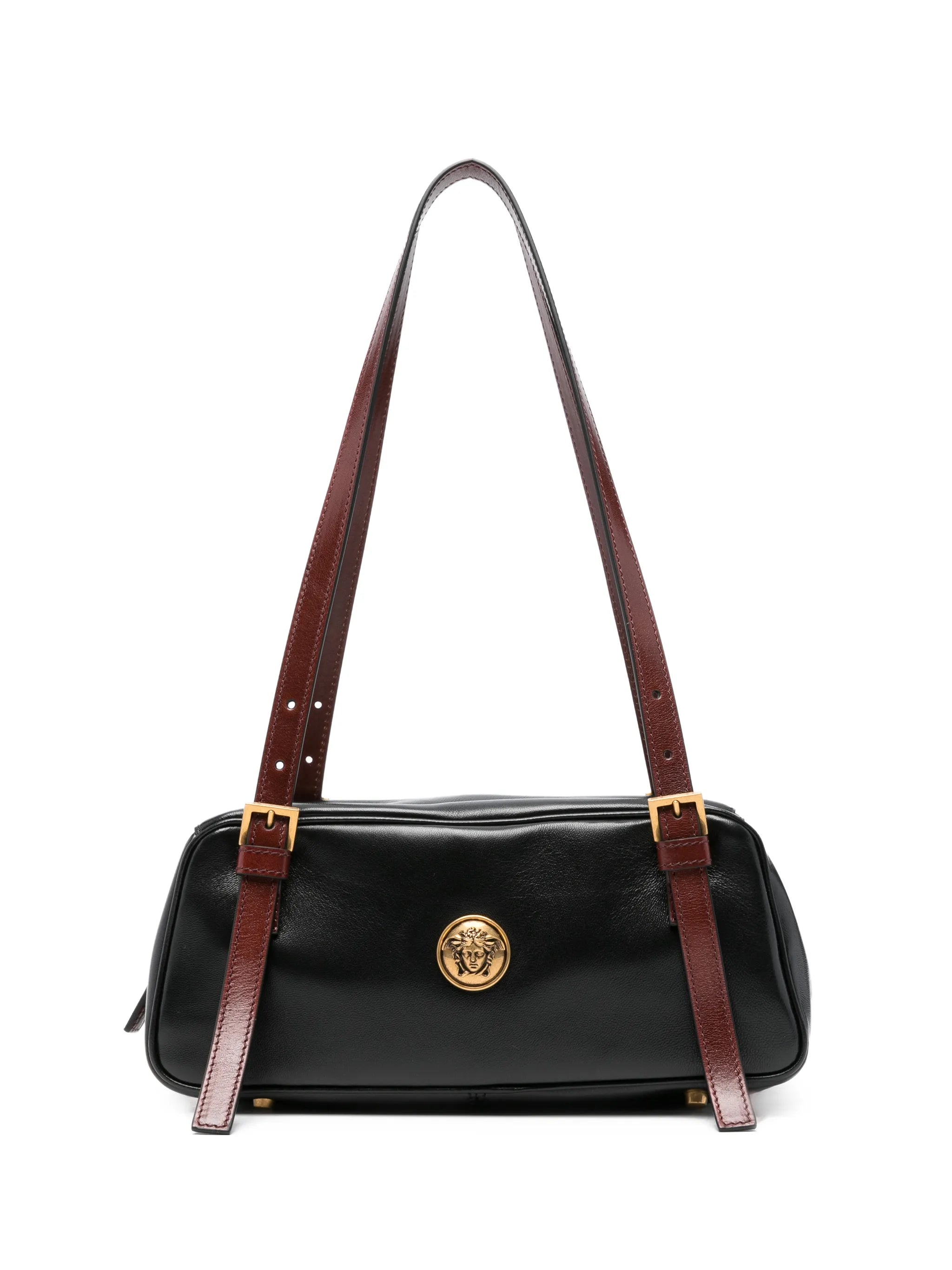 Medusa-appliqué bowling bag