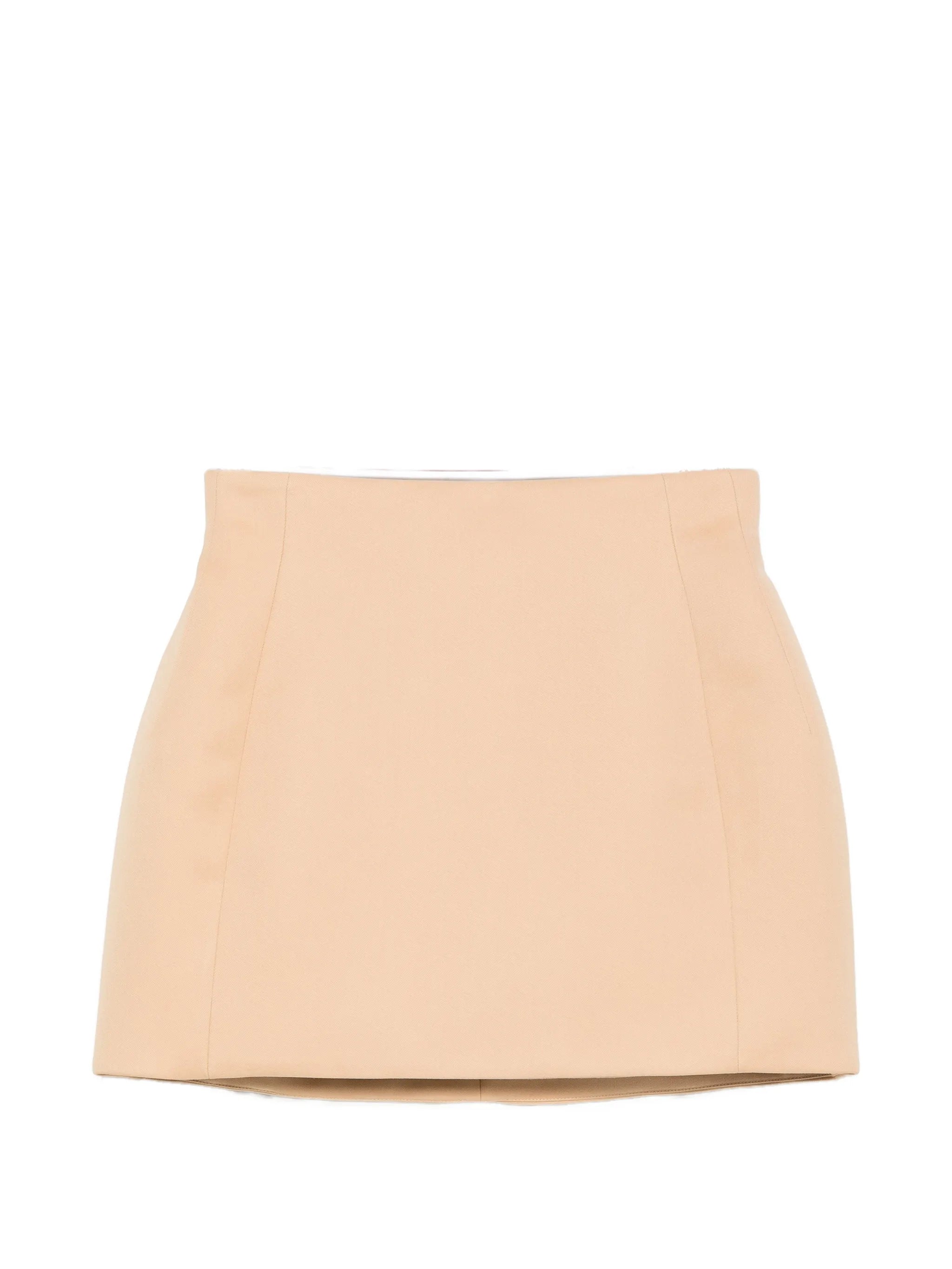 sculpted mini skirt