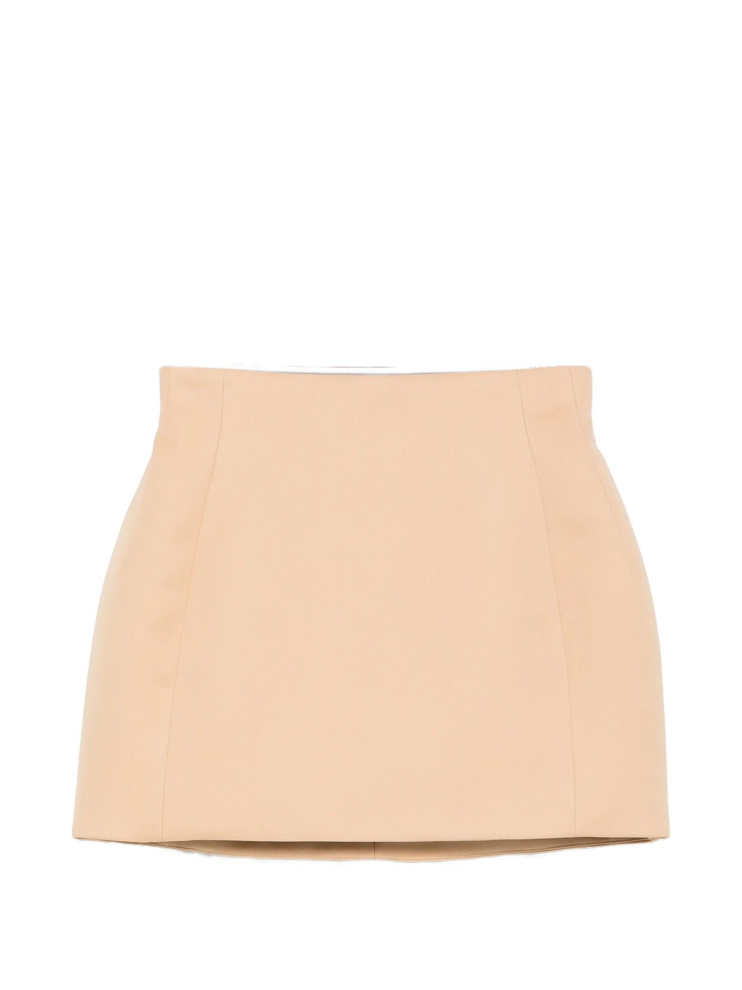 sculpted mini skirt